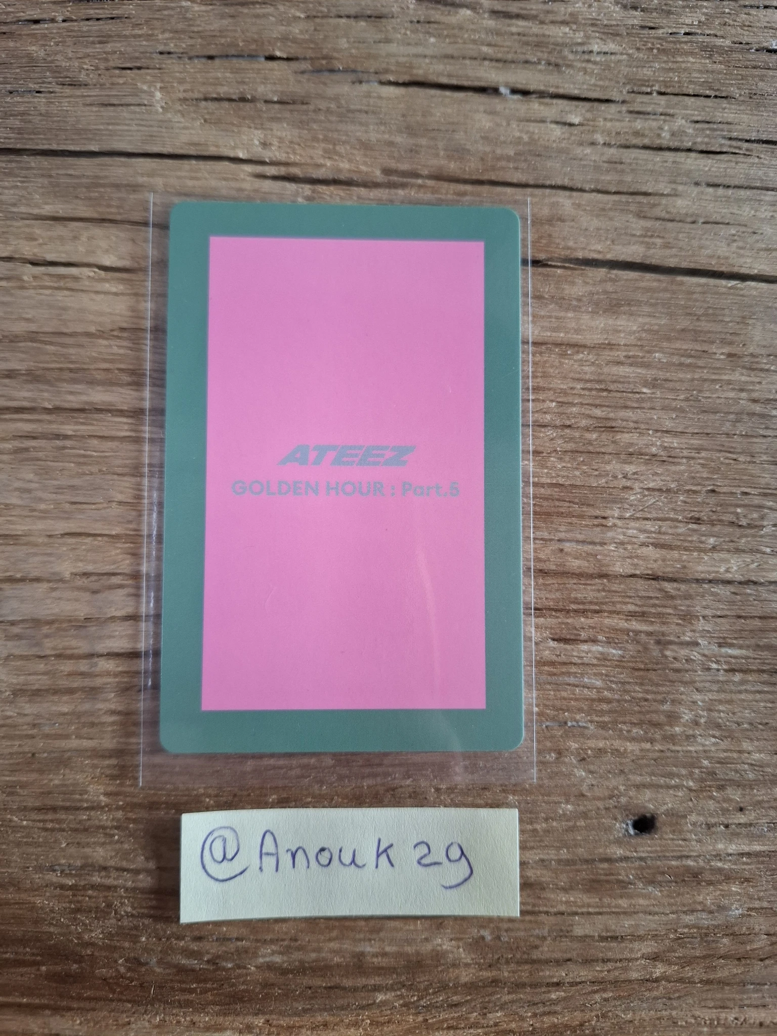 ATEEZ San ATEEZ - San - GOLDEN HOUR : Part.5 Album album photocard Z version listing photo 2
