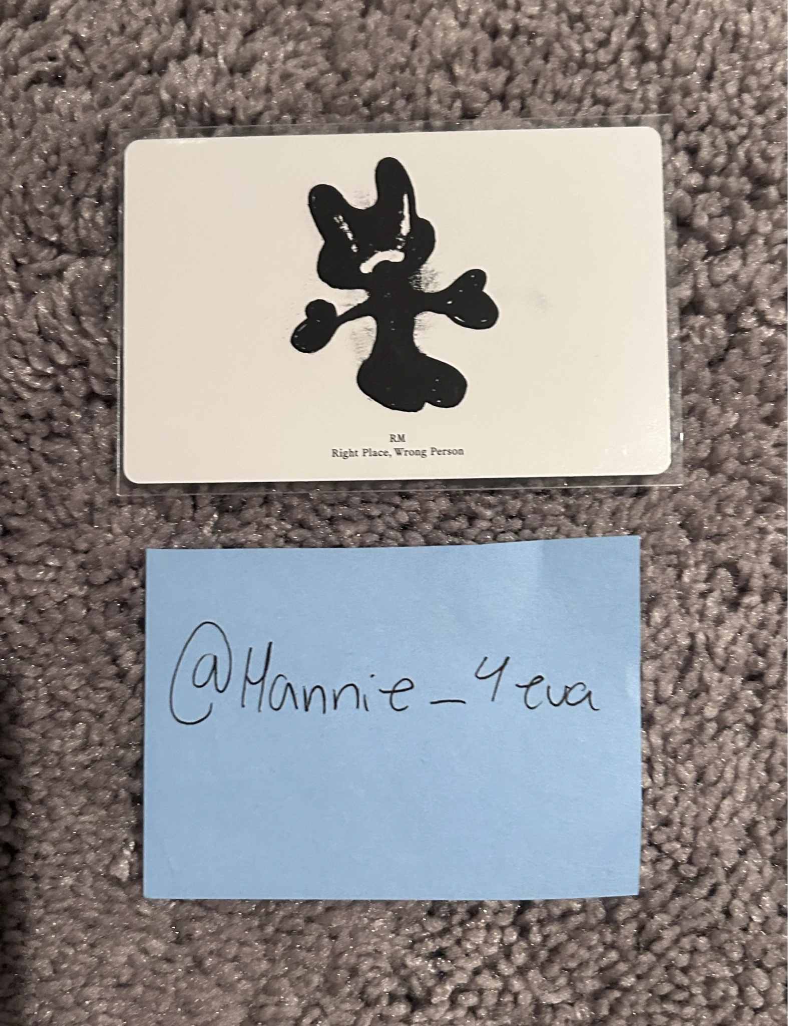 BTS RM BTS - RM - Right Place, Wrong Person Album solo album album photocard weverse albums ver listing photo 2