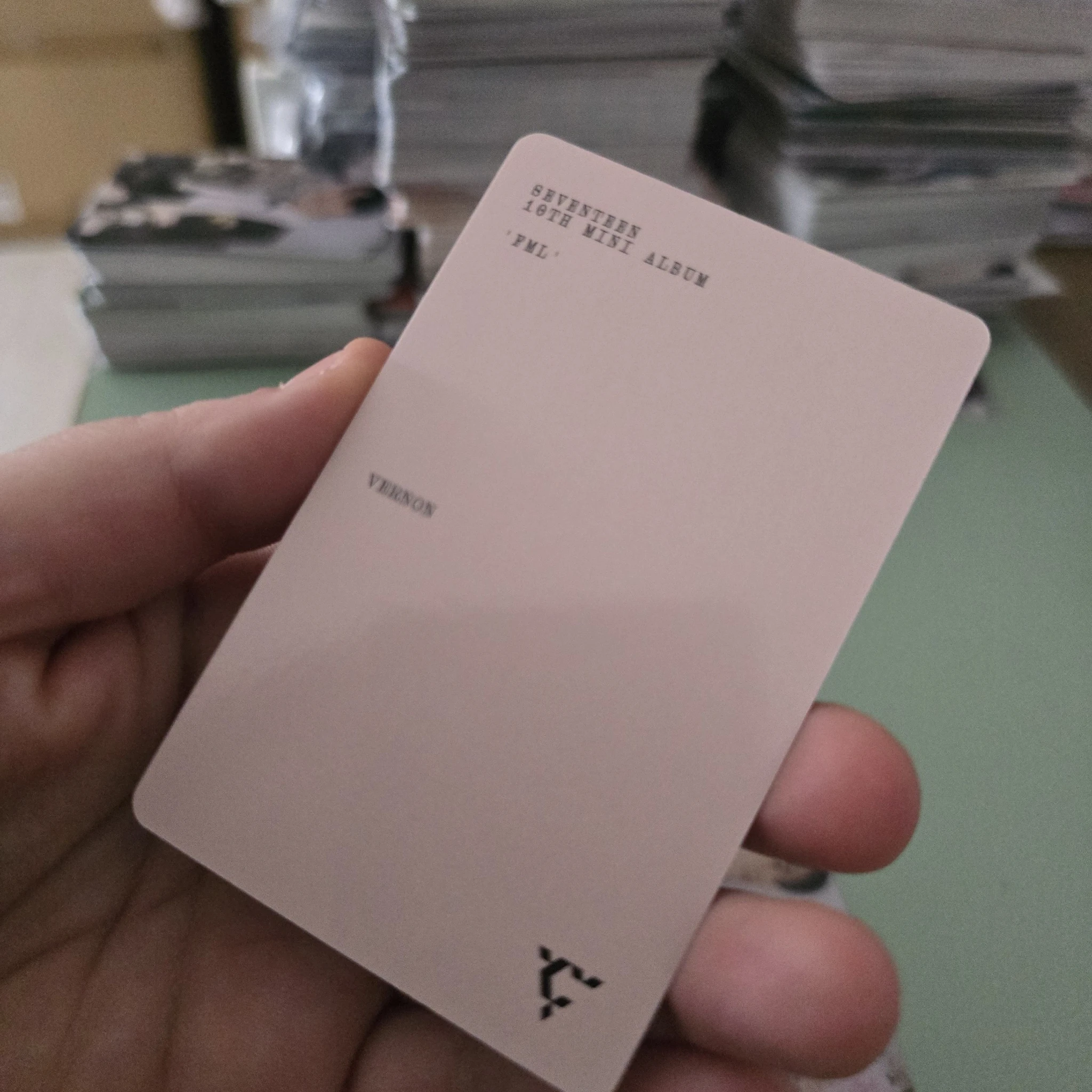 SEVENTEEN Vernon SEVENTEEN - Vernon - FML Album carat version photocard set listing photo 2