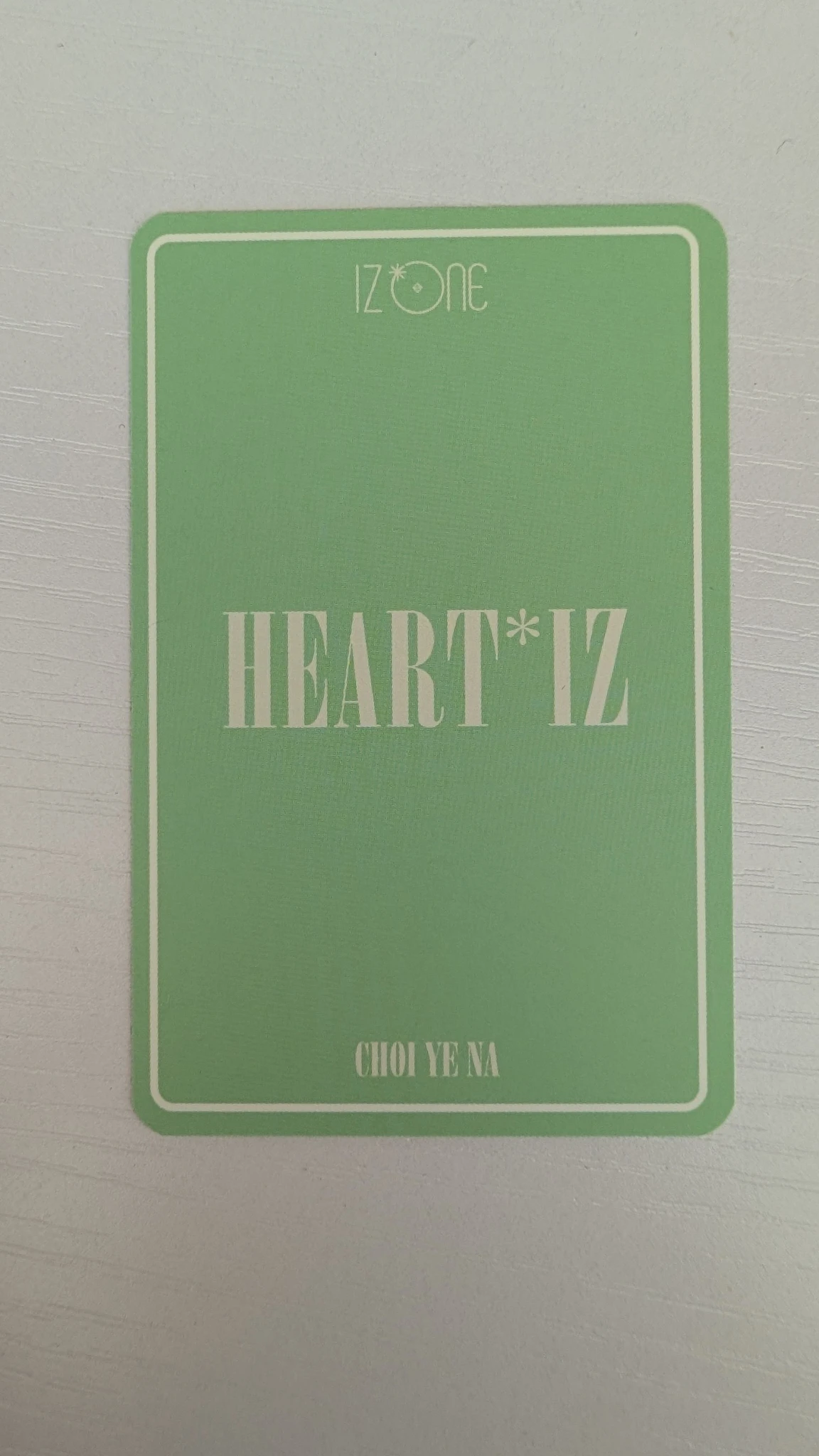 IZ*ONE Yena IZ*ONE - Yena - HEART*IZ Album pop-up store merch photocard set listing photo 2