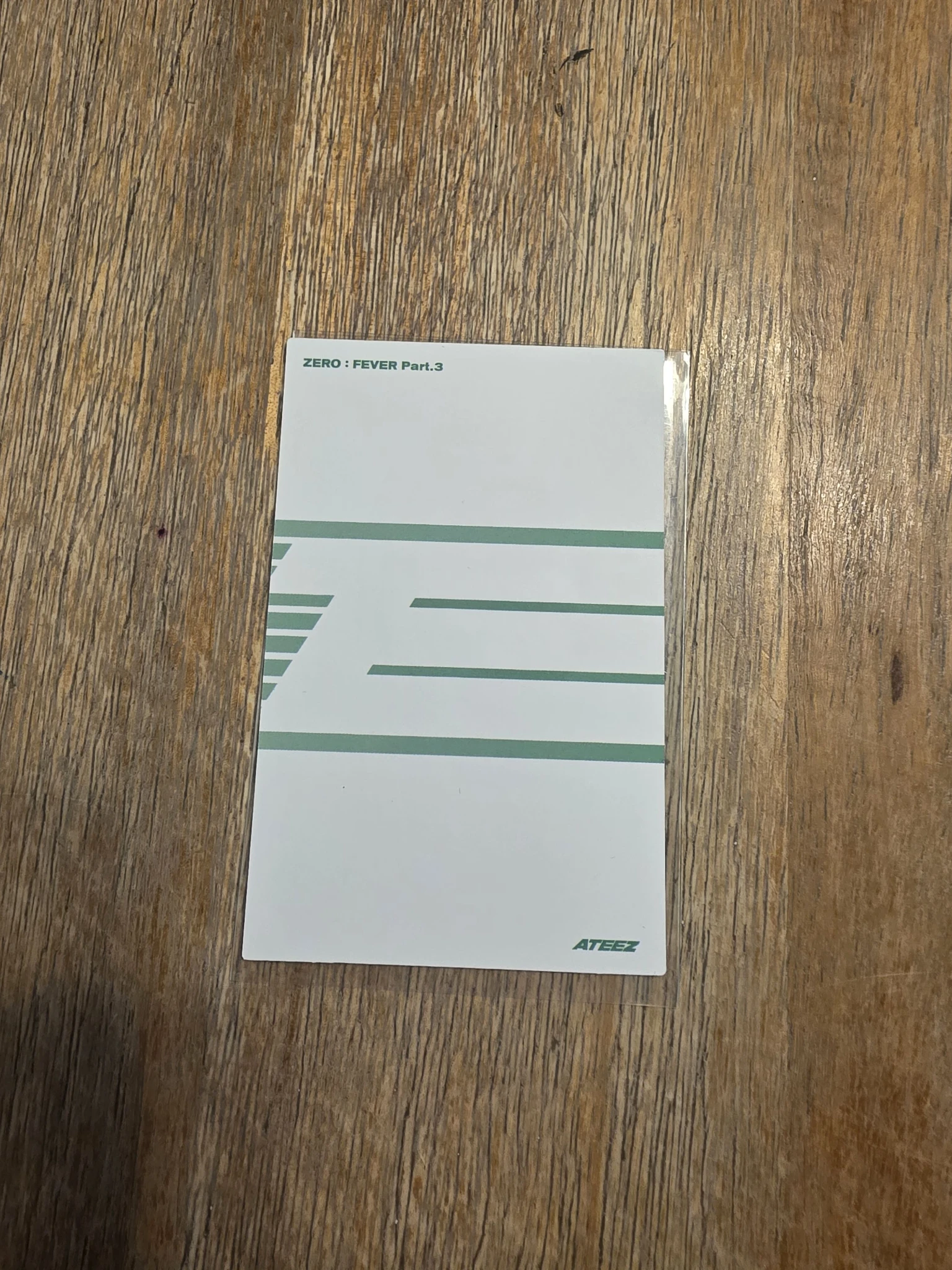 ATEEZ Seonghwa ATEEZ - Seonghwa - ZERO : FEVER Part.3 Album album photocard A version limited version listing photo 2