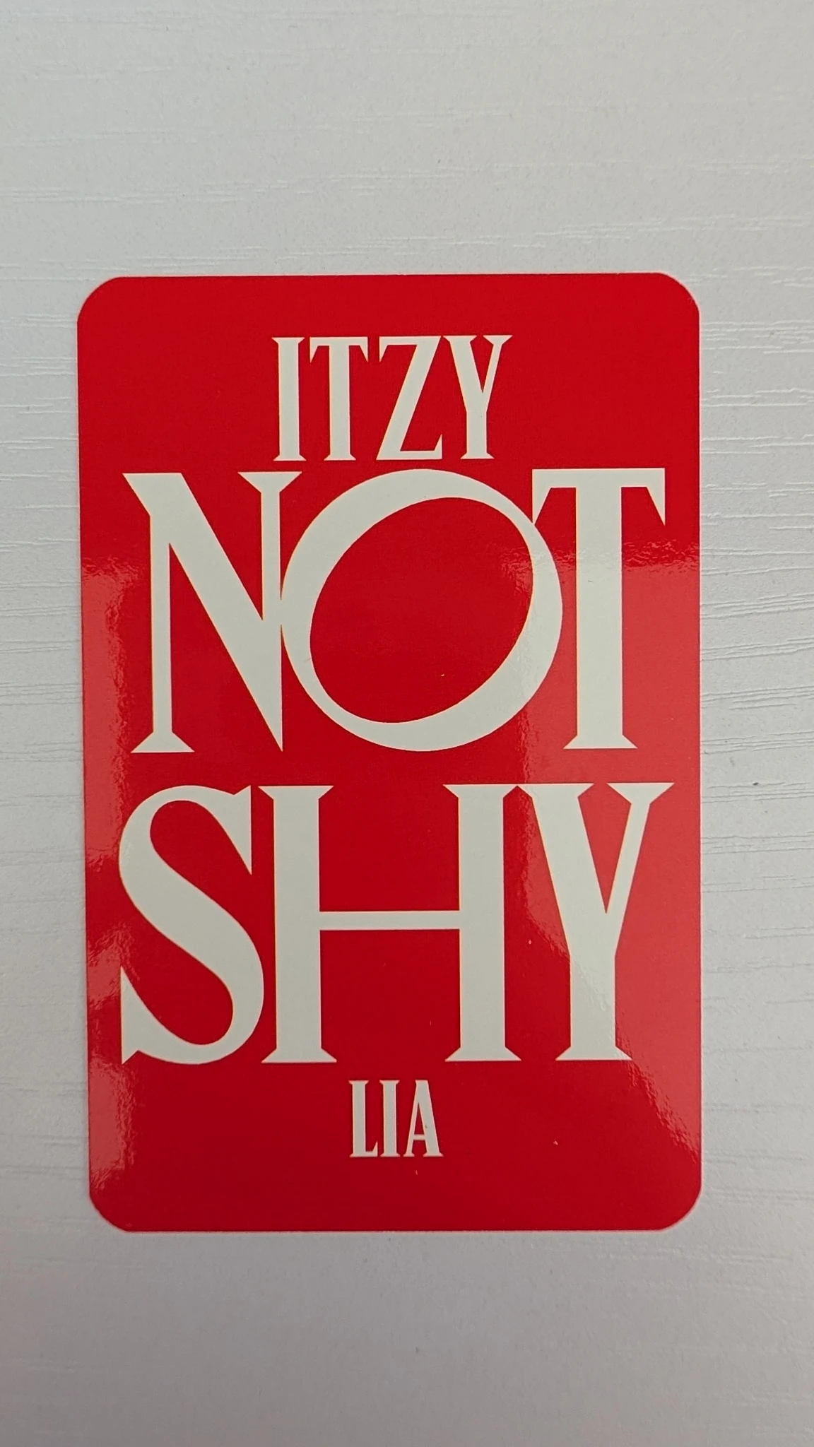 ITZY Lia ITZY - Lia - NOT SHY Album mymusictaste (mmt) video call round 1 listing photo 2