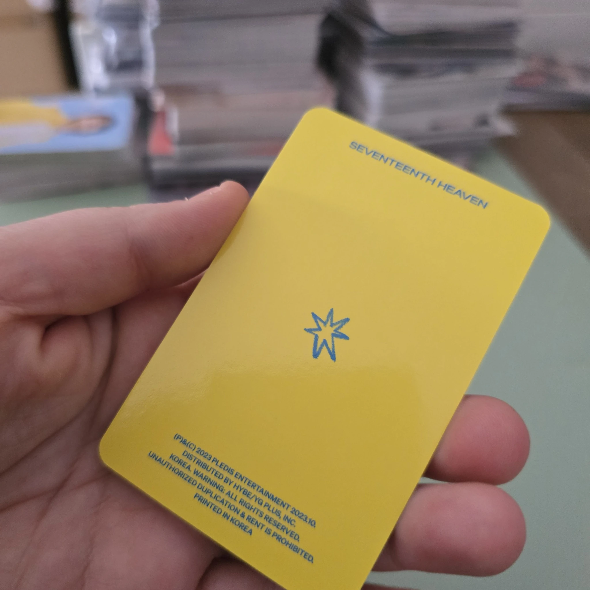 SEVENTEEN Joshua SEVENTEEN - Joshua - Seventeenth Heaven Album photocard set carat version listing photo 2