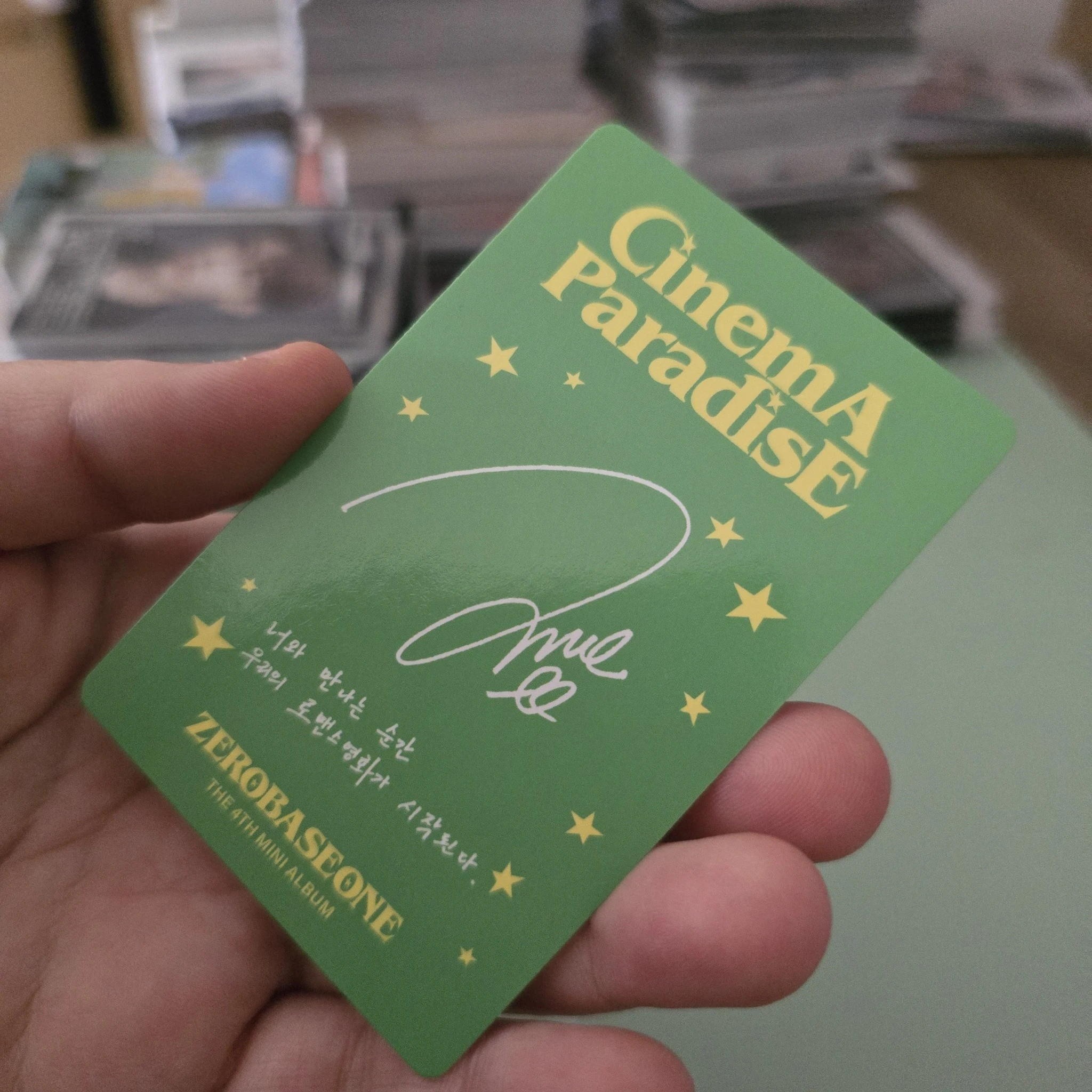 ZEROBASEONE Hao ZEROBASEONE - Hao - Cinema Paradise Album album photocard romance version listing photo 2
