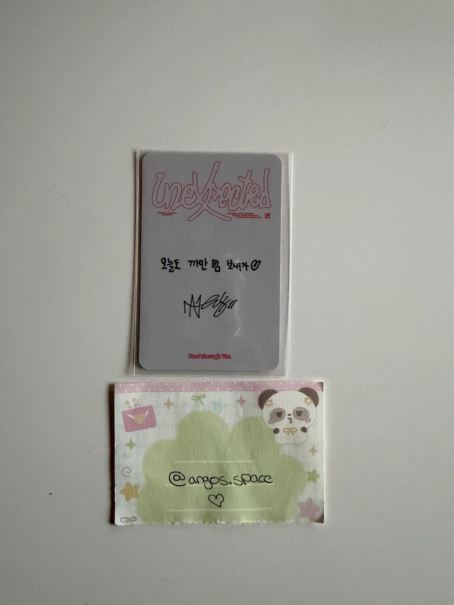 THE BOYZ New THE BOYZ - New - Unexpected Album album photocard breakthrough version listing photo 2
