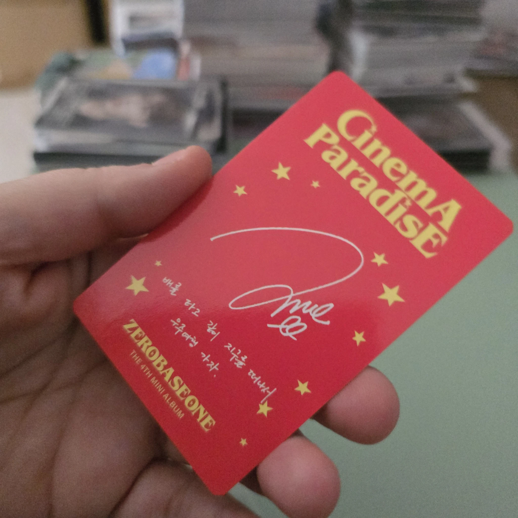 ZEROBASEONE Hao ZEROBASEONE - Hao - Cinema Paradise Album album photocard sf version listing photo 2
