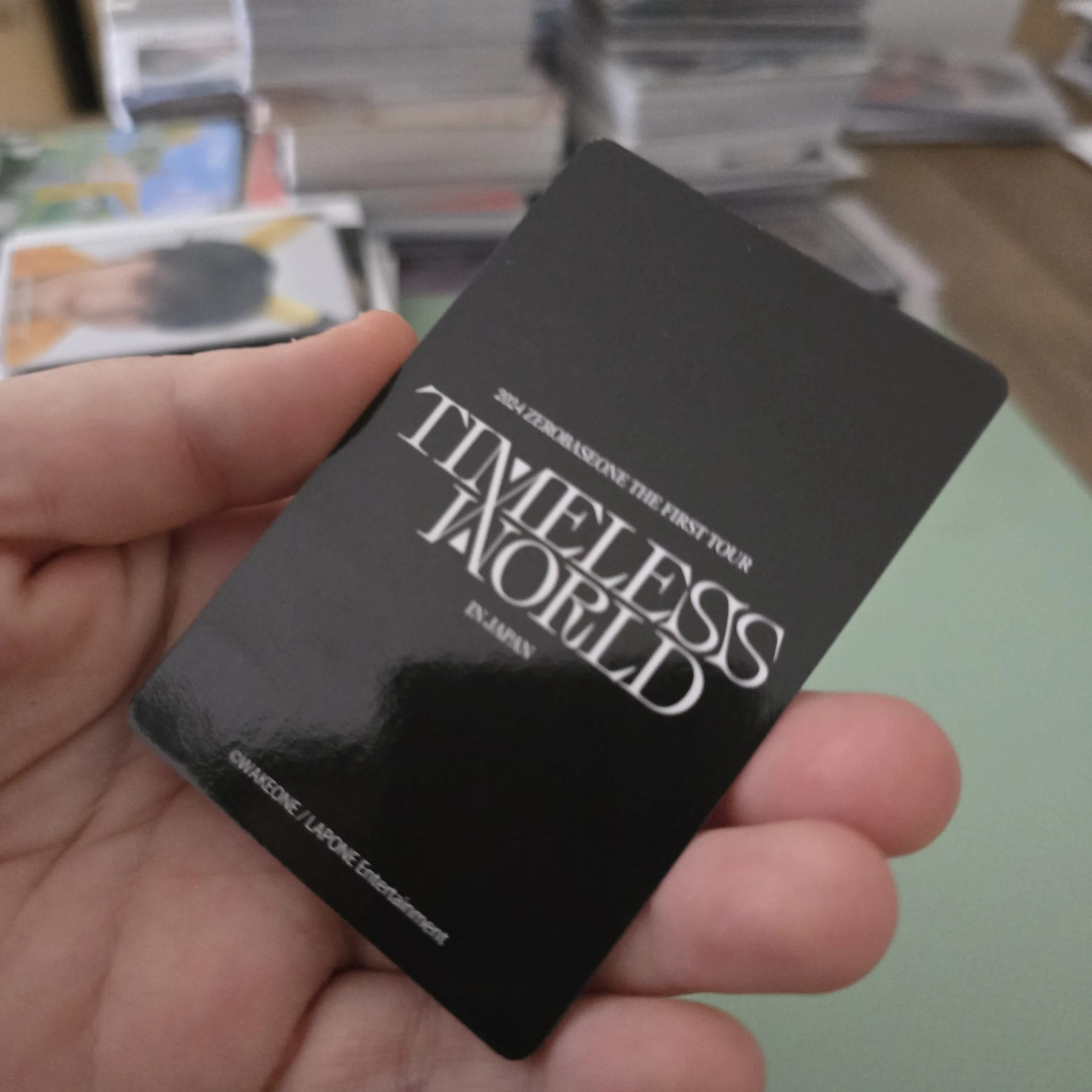 ZEROBASEONE Hanbin ZEROBASEONE - Hanbin - 2024 The First Tour [Timeless World] Event trading card listing photo 2