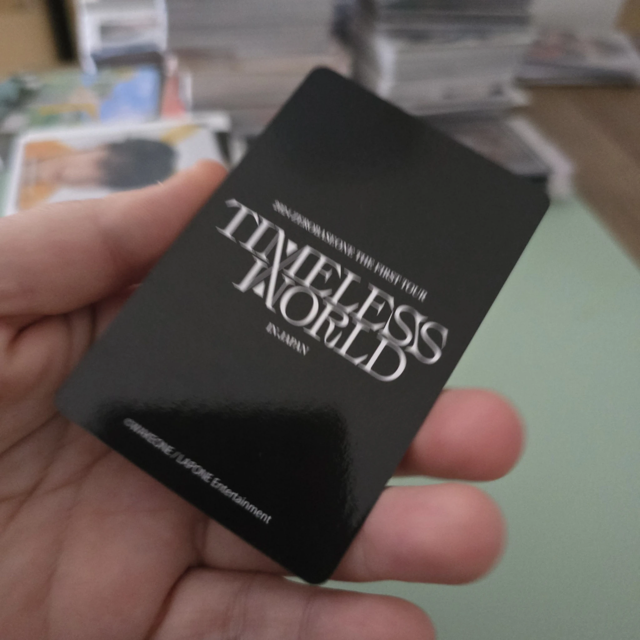 ZEROBASEONE Hanbin ZEROBASEONE - Hanbin - 2024 The First Tour [Timeless World] Event trading card listing photo 2