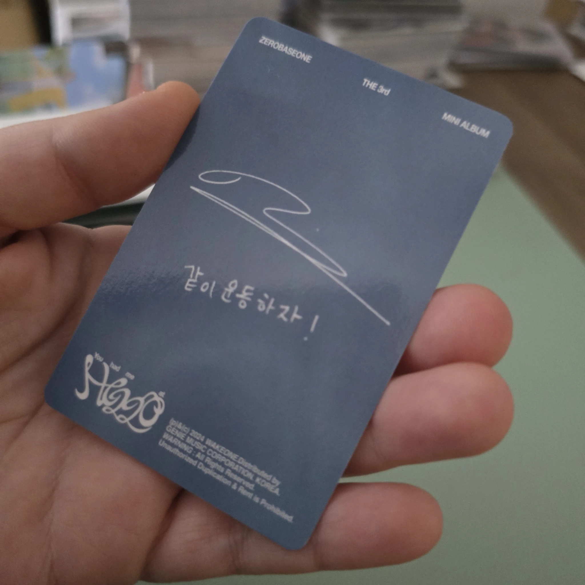 ZEROBASEONE Ricky ZEROBASEONE - Ricky - You had me at HELLO Album album photocard sunshower version listing photo 2