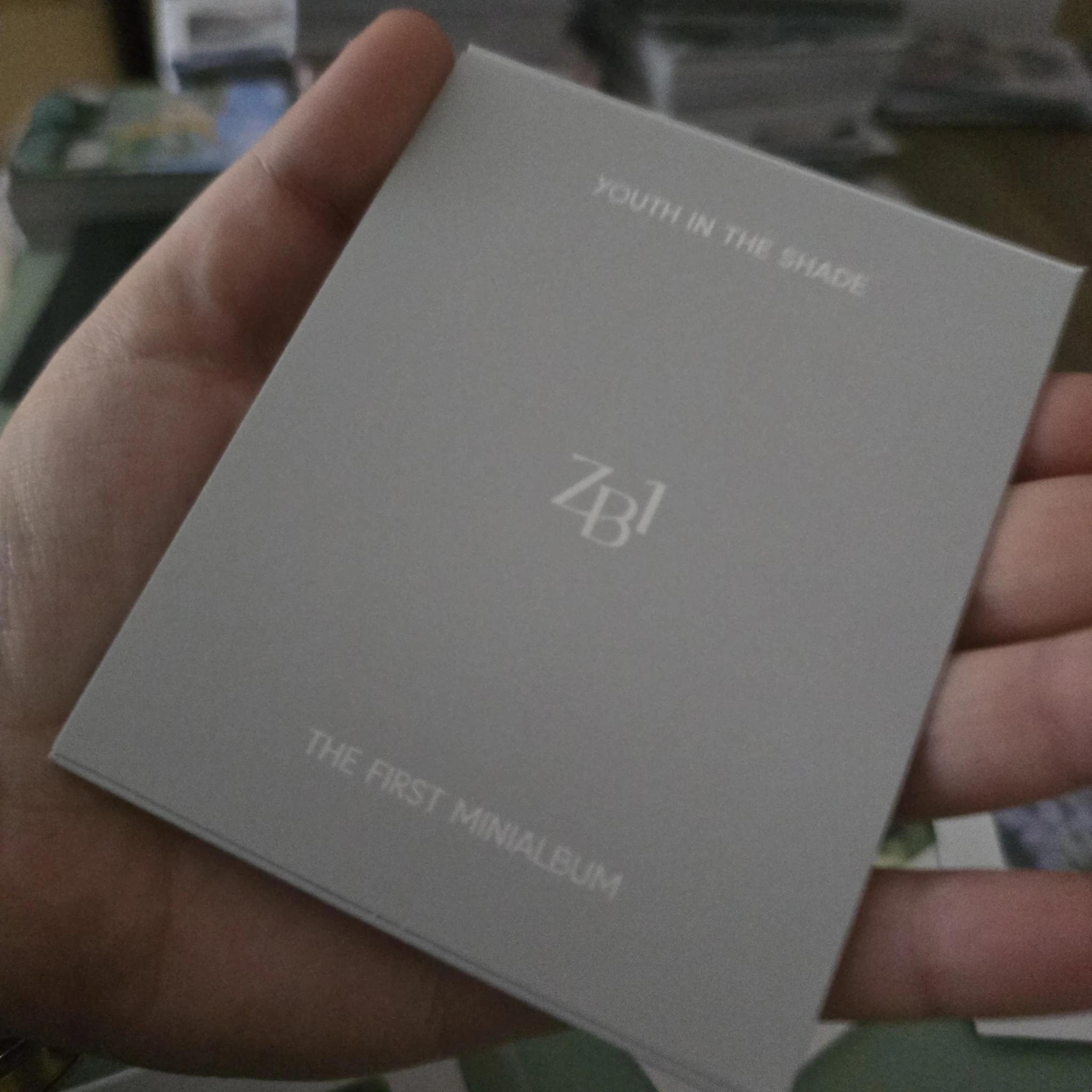 ZEROBASEONE Jiwoong ZEROBASEONE - Jiwoong - Youth in the Shade Album album inclusion youth version listing photo 2