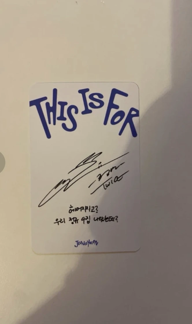 TWICE Jeongyeon TWICE-Jeongyeon-Album-this is for listing photo 2