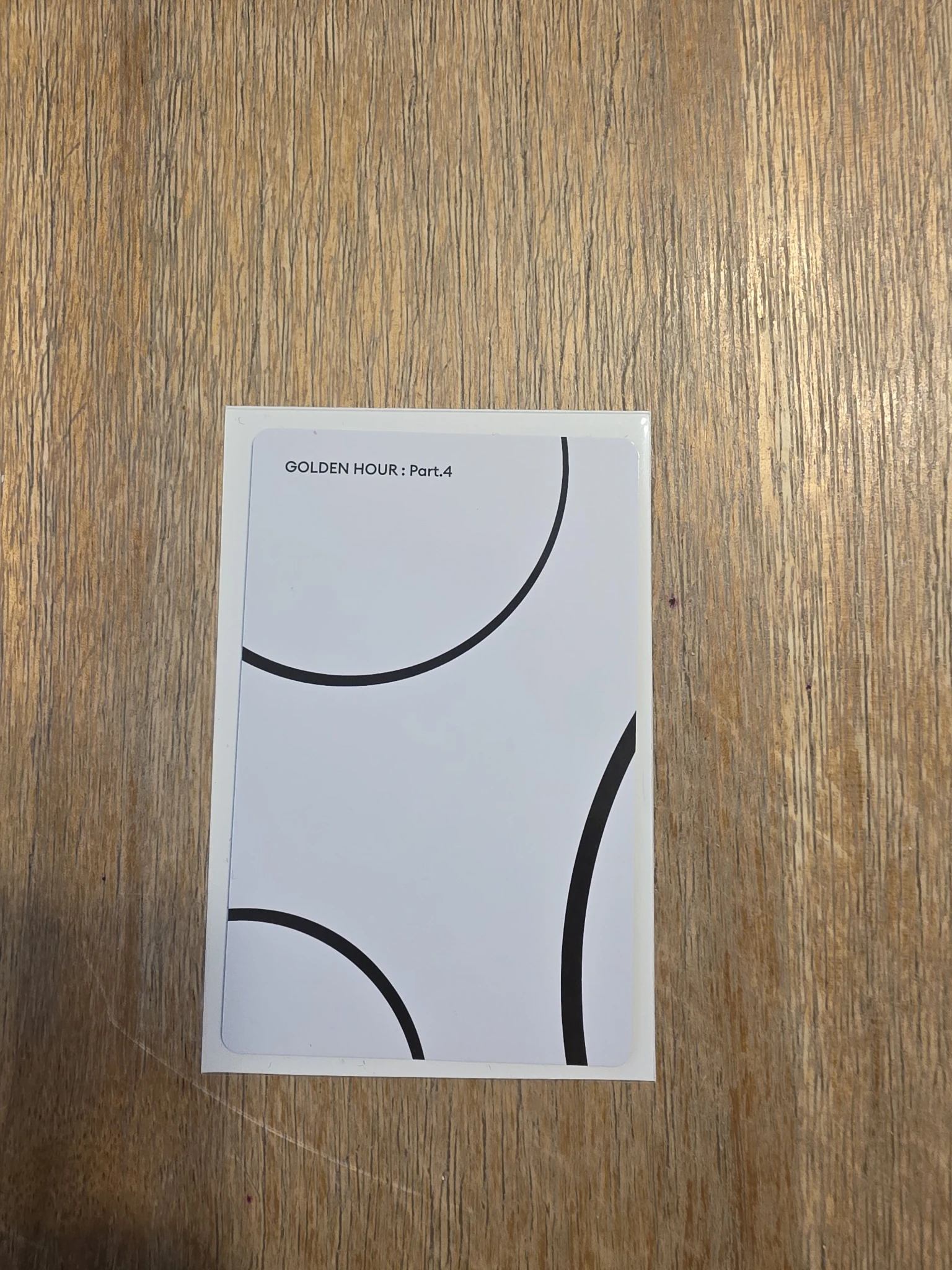 ATEEZ Hongjoong ATEEZ - Hongjoong - Golden Hour : Part.4 Album Z version album photocard listing photo 2