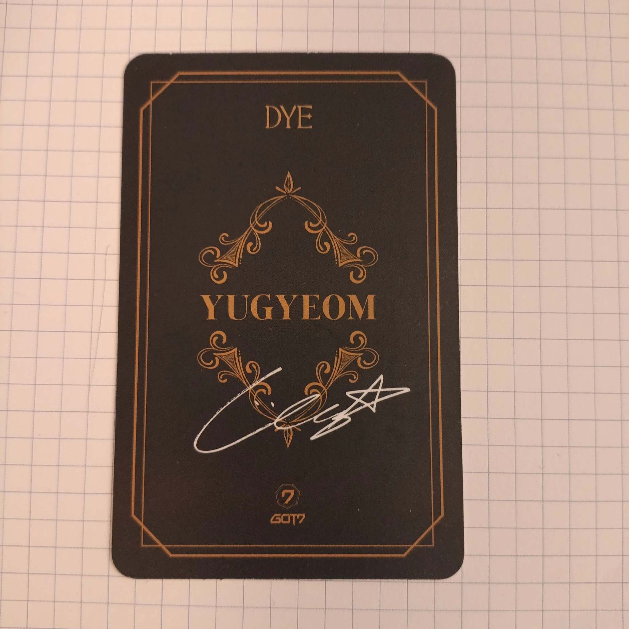 GOT7 Yugyeom GOT7 - Yugyeom - DYE Album album photocard listing photo 2