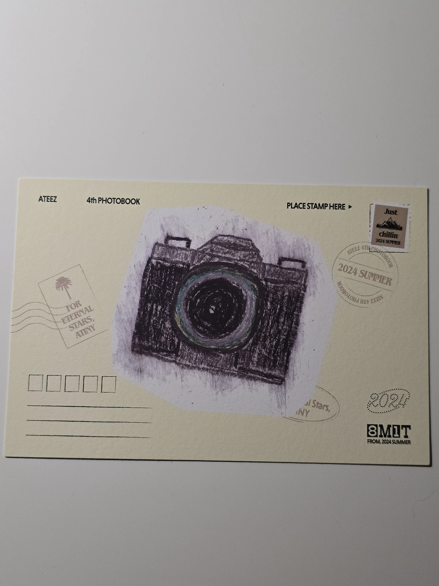 ATEEZ Jongho ATEEZ - Jongho - 2024 SUMMER PHOTOBOOK Other postcard listing photo 2