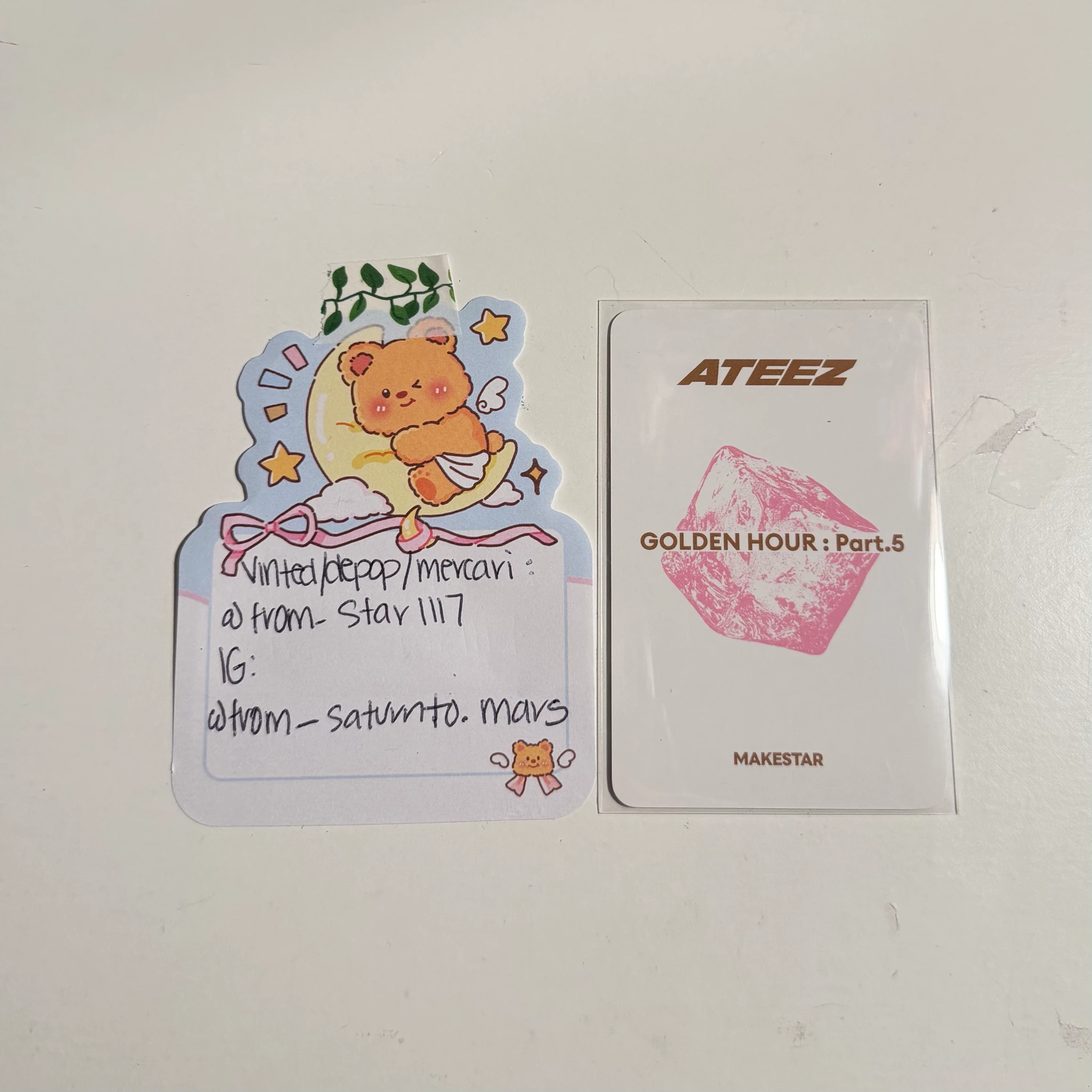 ATEEZ San ATEEZ - San - GOLDEN HOUR : Part.5 Album makestar photocard event listing photo 2