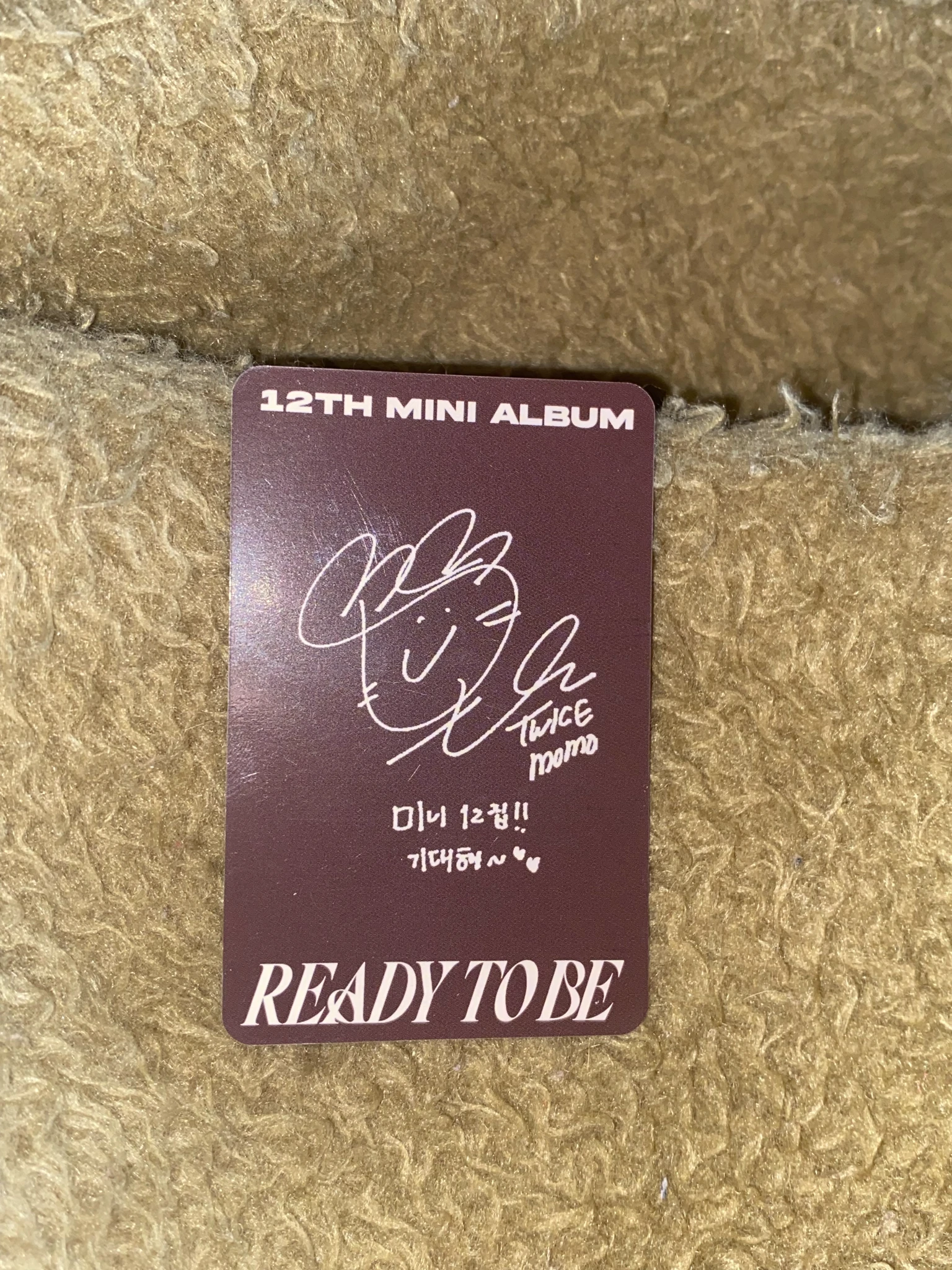 TWICE Momo TWICE-Momo-Album-READY TO BE listing photo 2