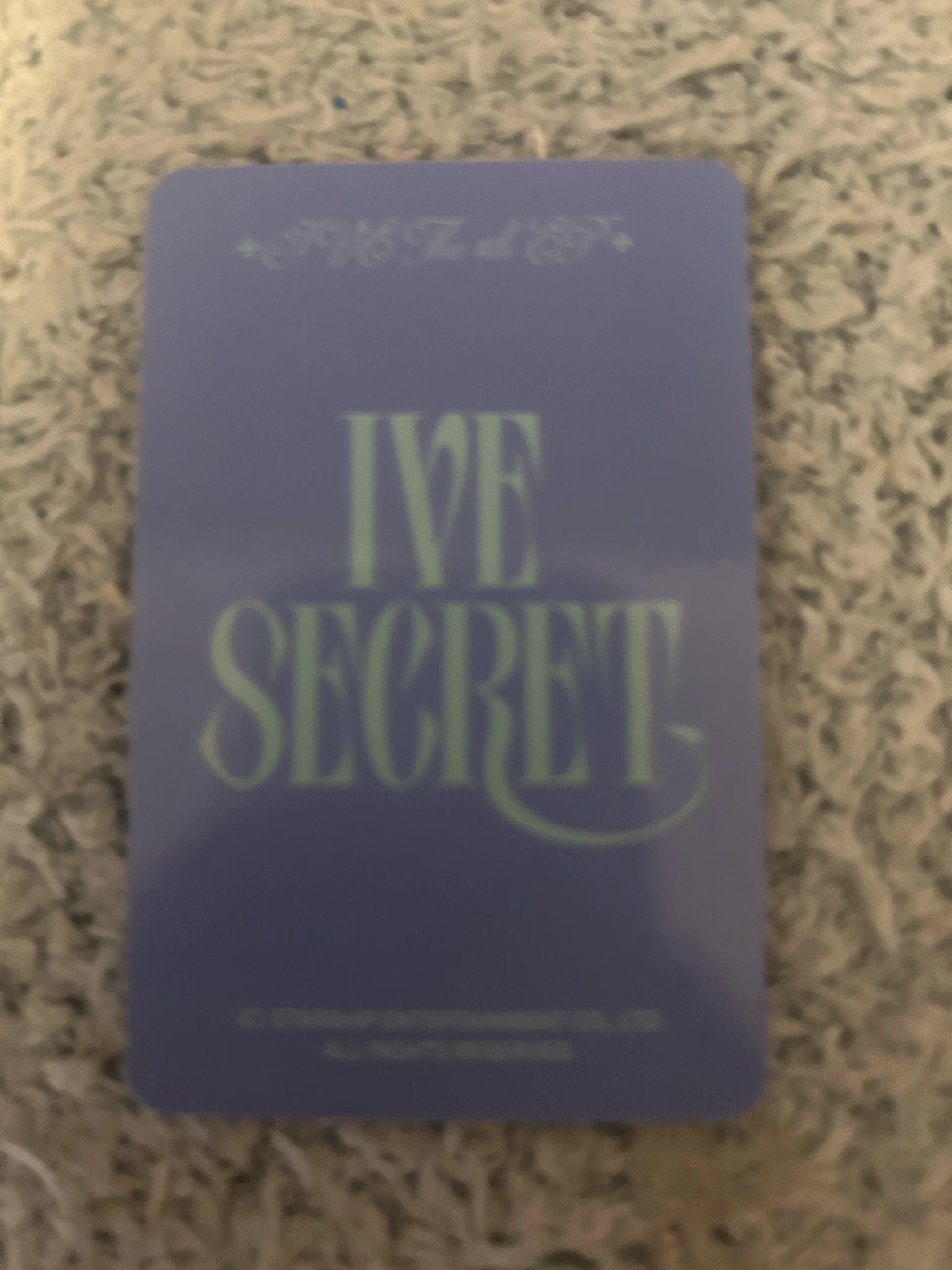 IVE Liz IVE - Liz - IVE SECRET Album album photocard target exclusive listing photo 2