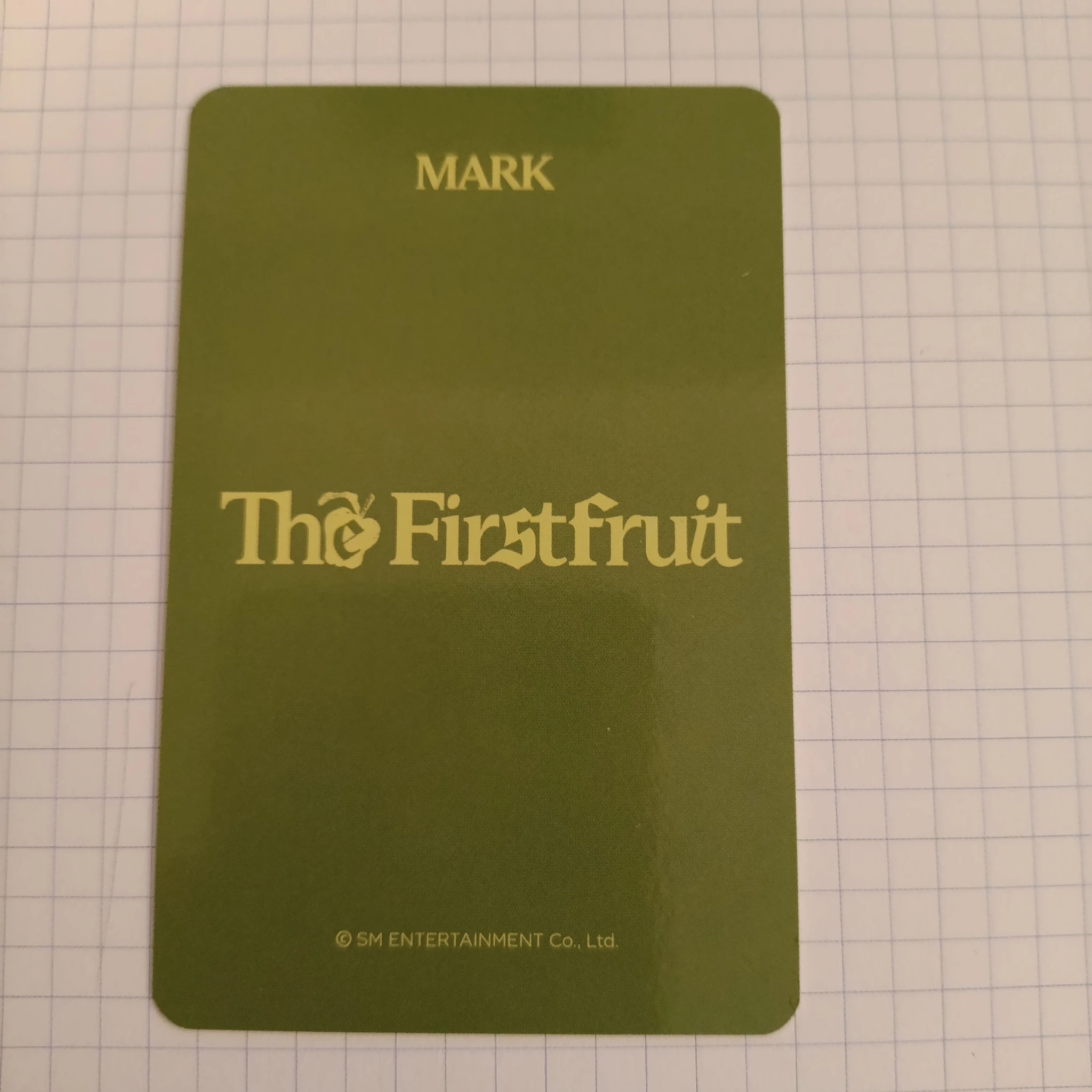 Mark Lee Mark NCT - Mark - The Firstfruit Album makestar pob (pre-order benefit) listing photo 2