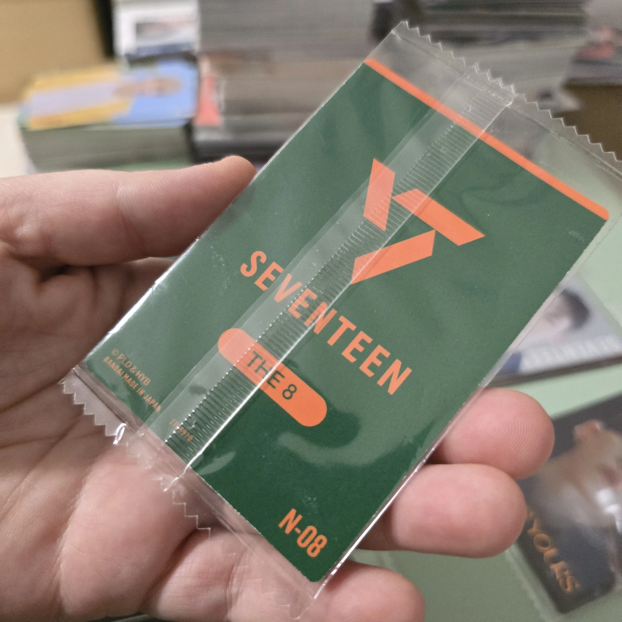 SEVENTEEN The8 SEVENTEEN - The8 - Bandai x SEVENTEEN Brand Collaboration Other japan trading card holographic (hologram) foil card listing photo 2