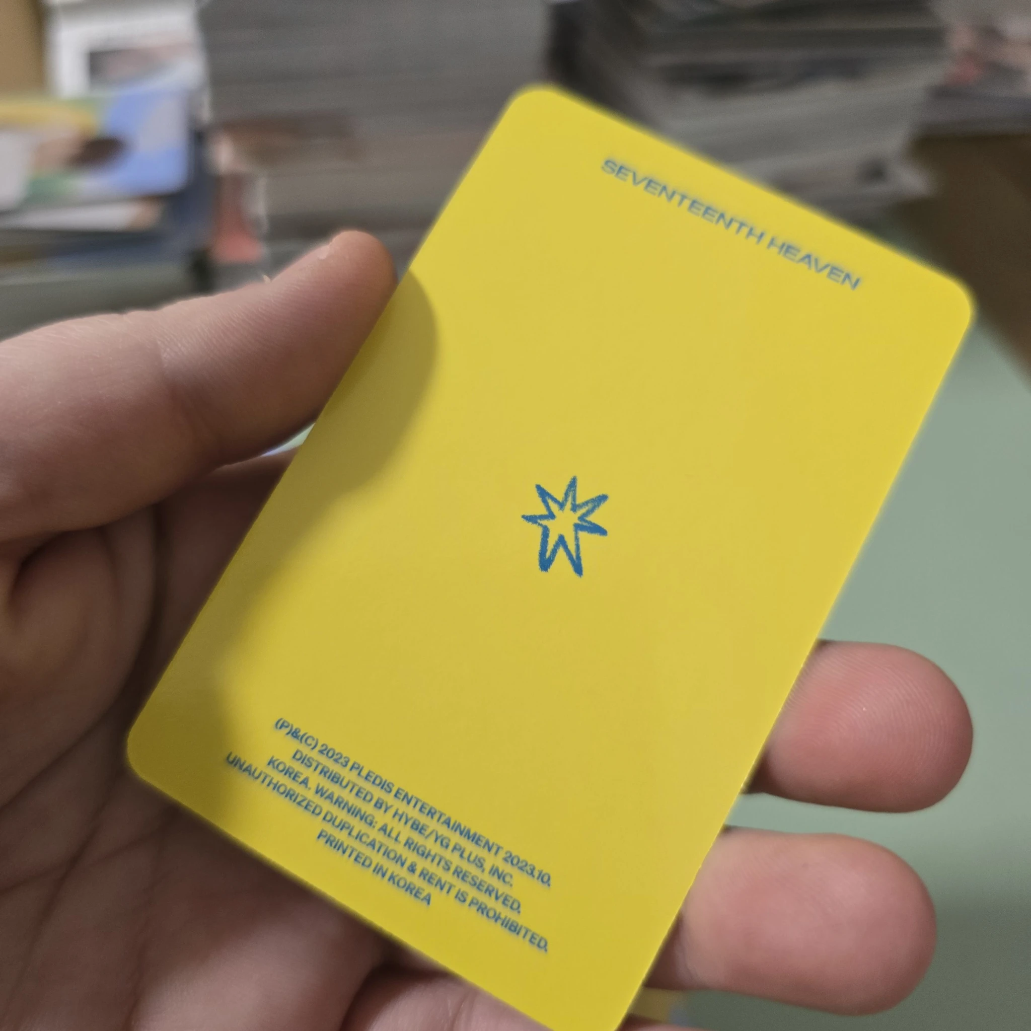 SEVENTEEN Seungkwan SEVENTEEN - Seungkwan - Seventeenth Heaven Album carat version photocard set listing photo 2