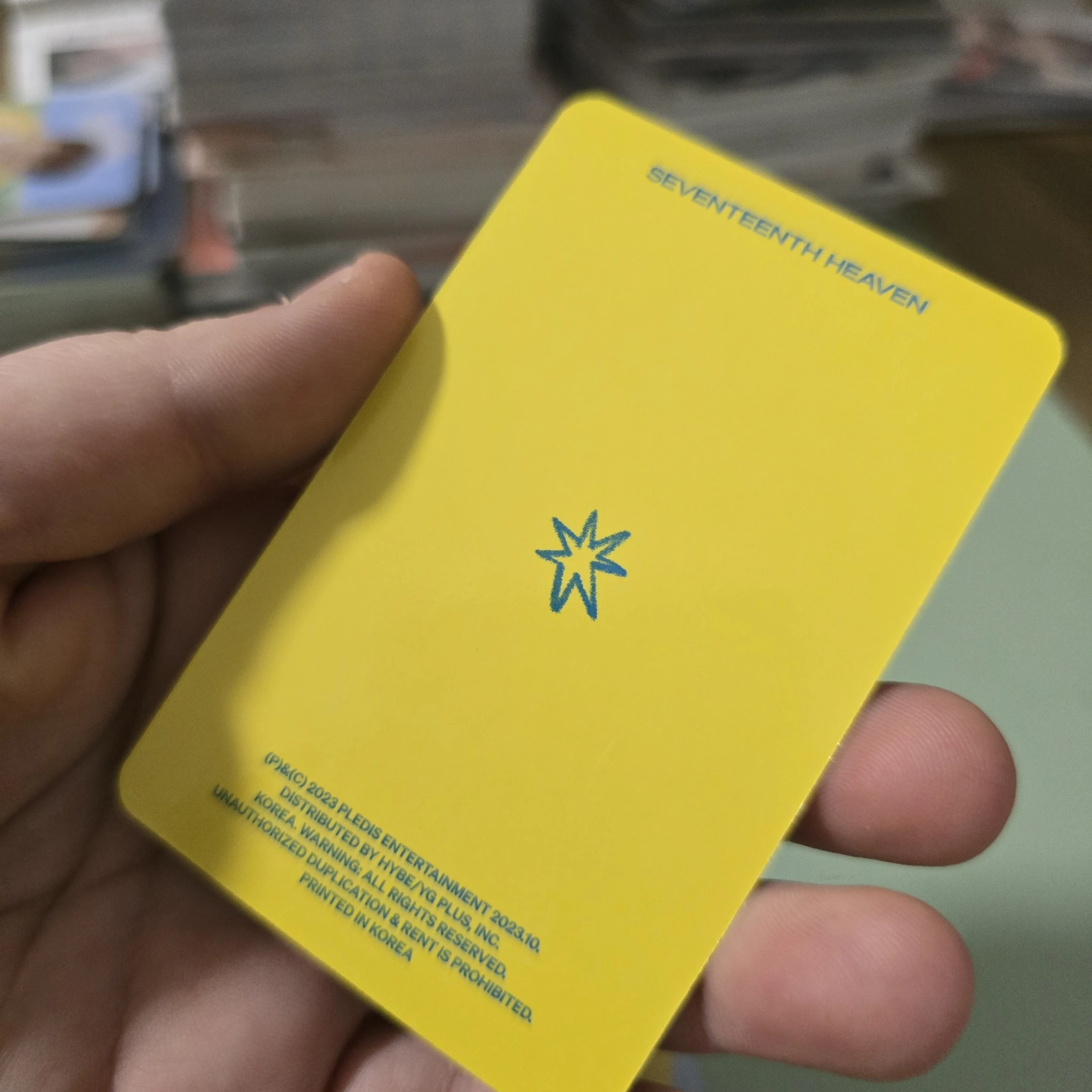 SEVENTEEN Seungkwan SEVENTEEN - Seungkwan - Seventeenth Heaven Album carat version photocard set listing photo 2