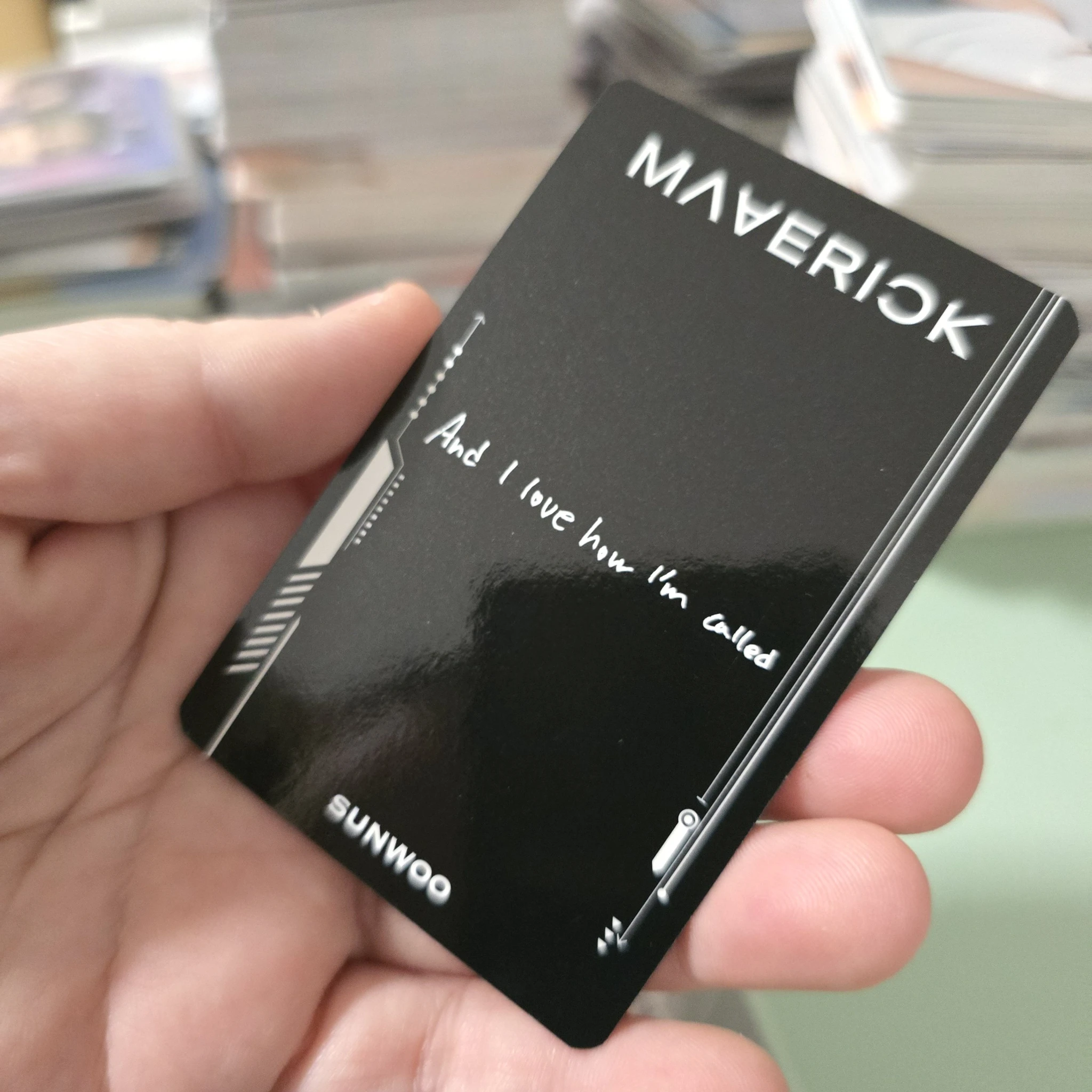 THE BOYZ Sunwoo THE BOYZ - Sunwoo - Maverick Album album photocard doom version listing photo 2