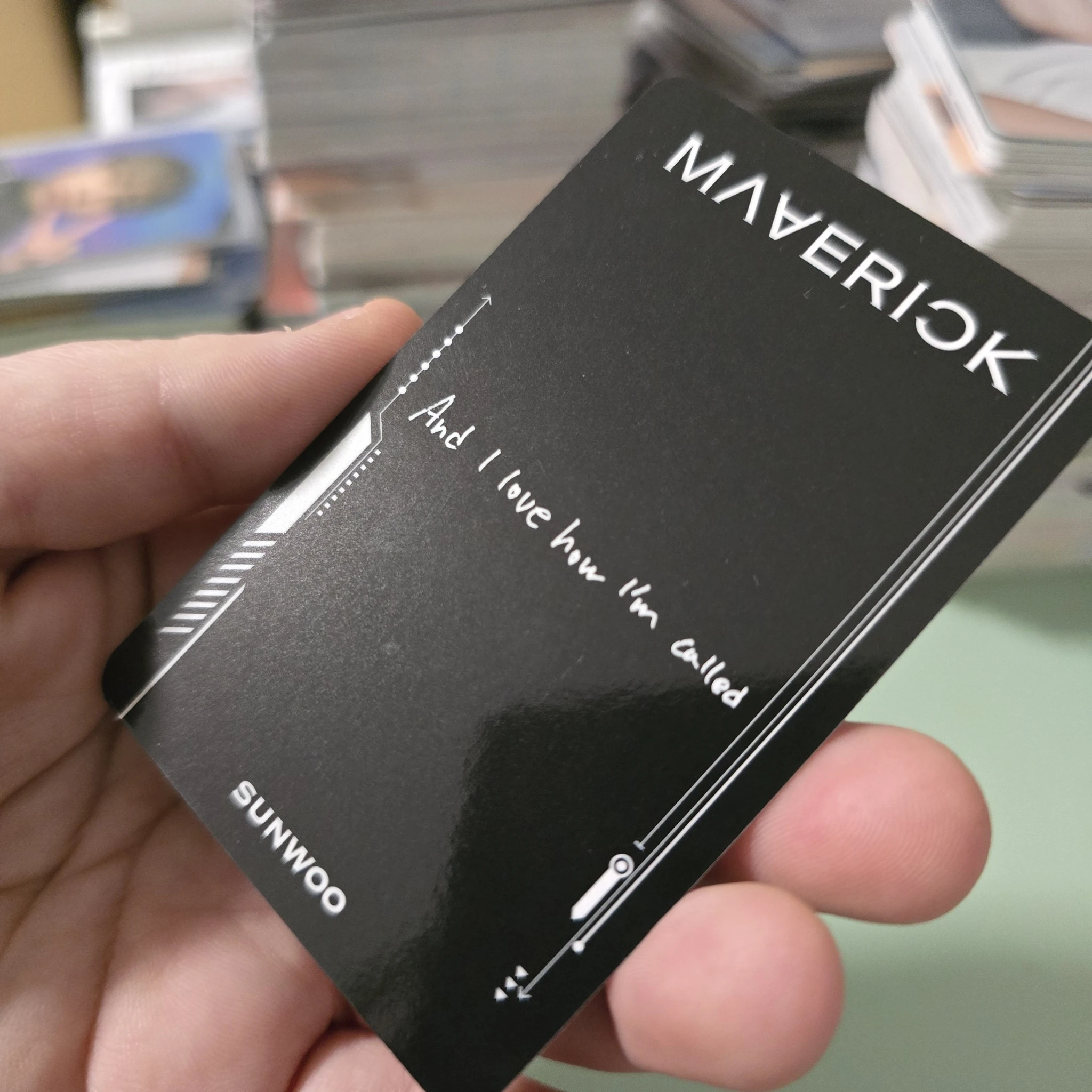 THE BOYZ Sunwoo THE BOYZ - Sunwoo - Maverick Album album photocard doom version listing photo 2
