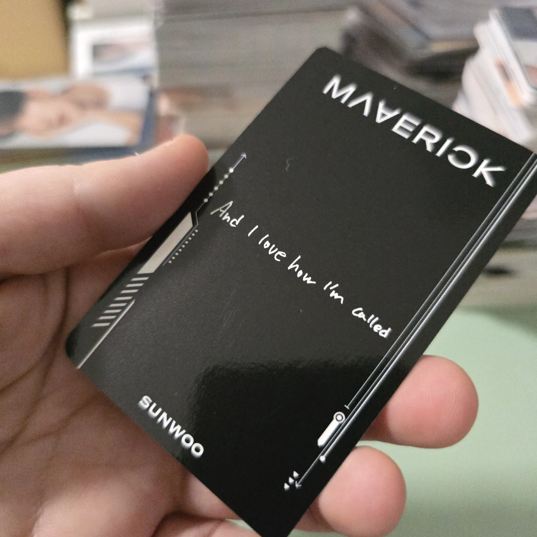THE BOYZ Sunwoo THE BOYZ - Sunwoo - Maverick Album album photocard doom version listing photo 2