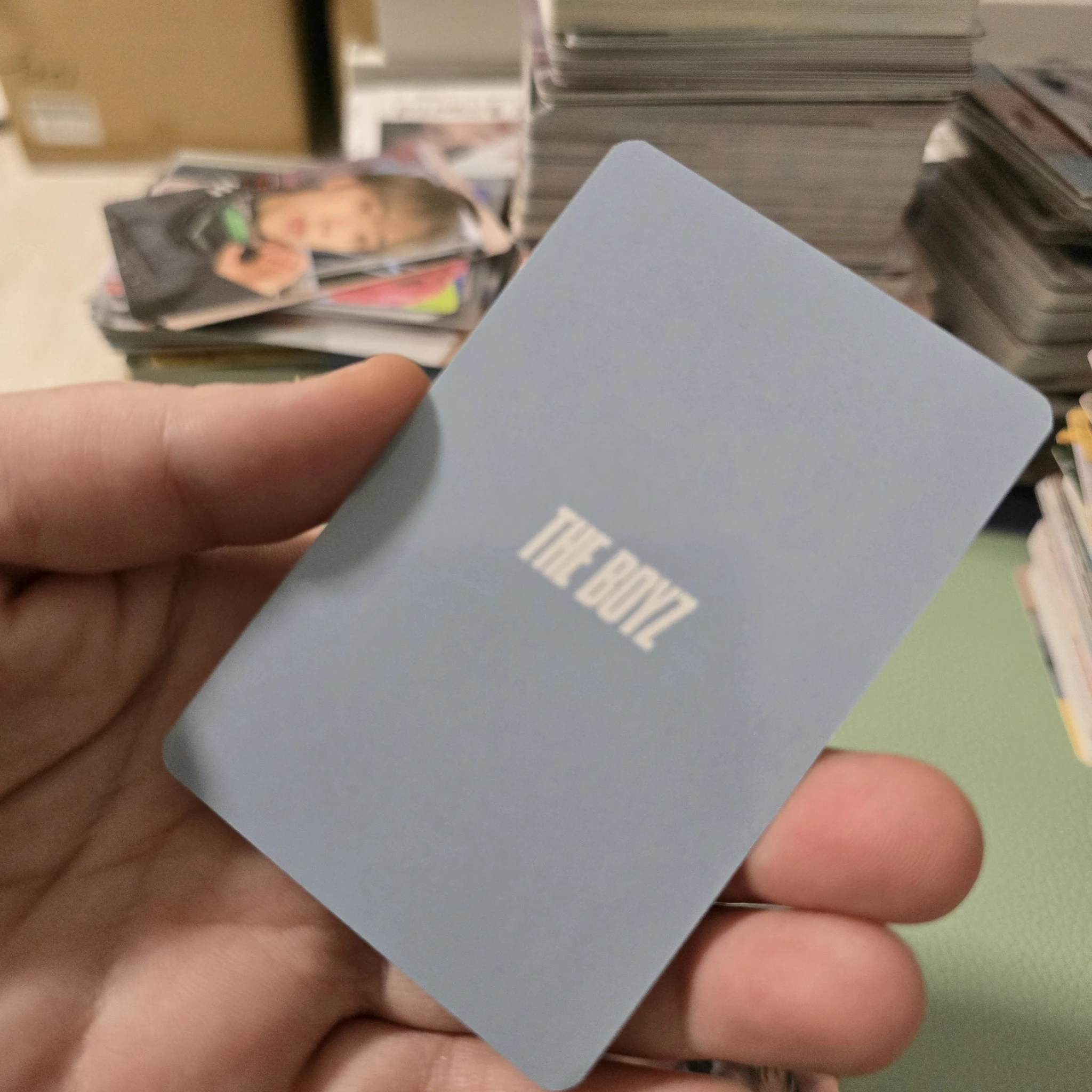 THE BOYZ Q THE BOYZ - Q - THE ONLY Album album photocard in the air version listing photo 2