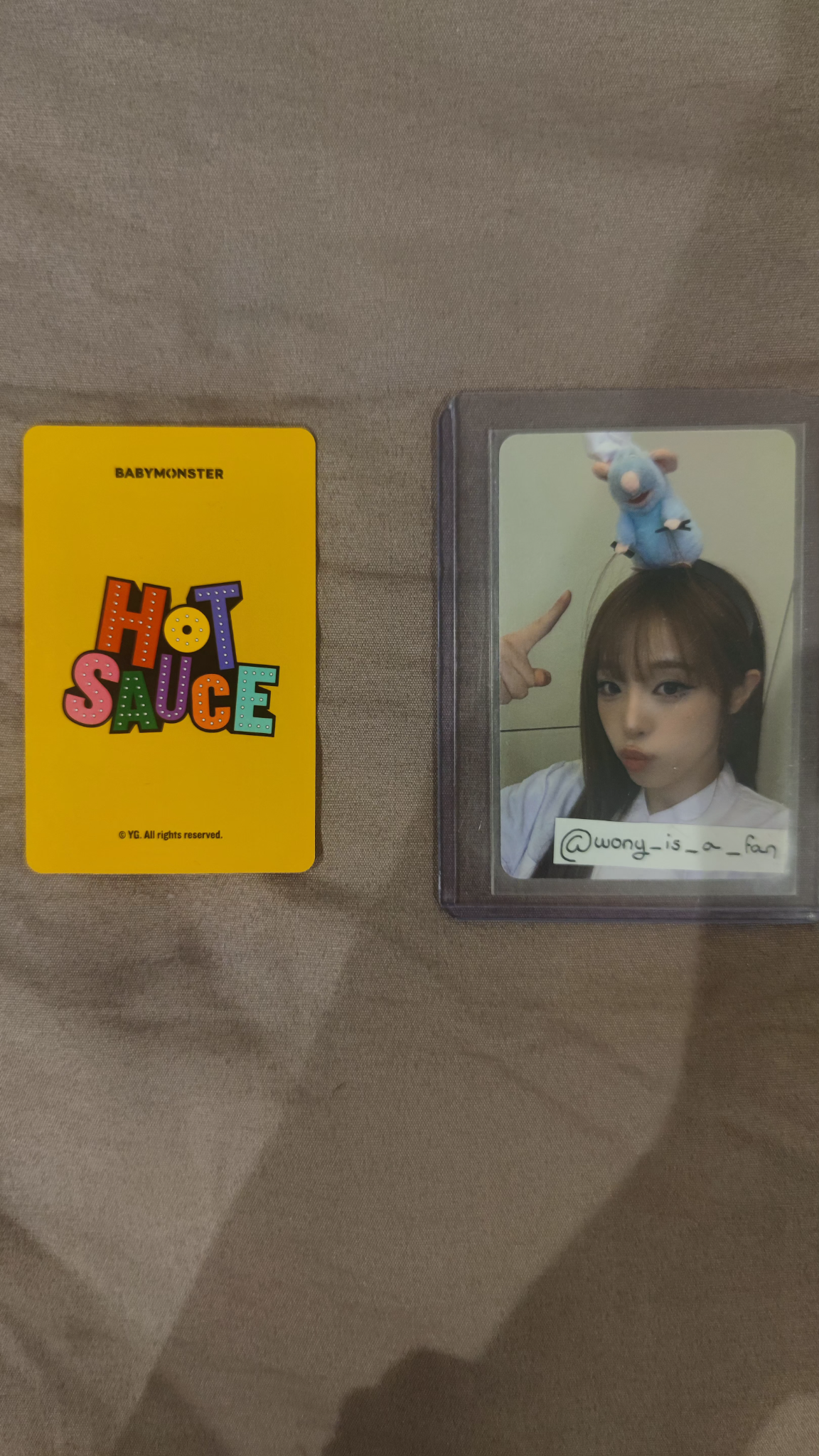 BABYMONSTER Rora BABYMONSTER - Rora - HOT SAUCE Album trading card listing photo 2