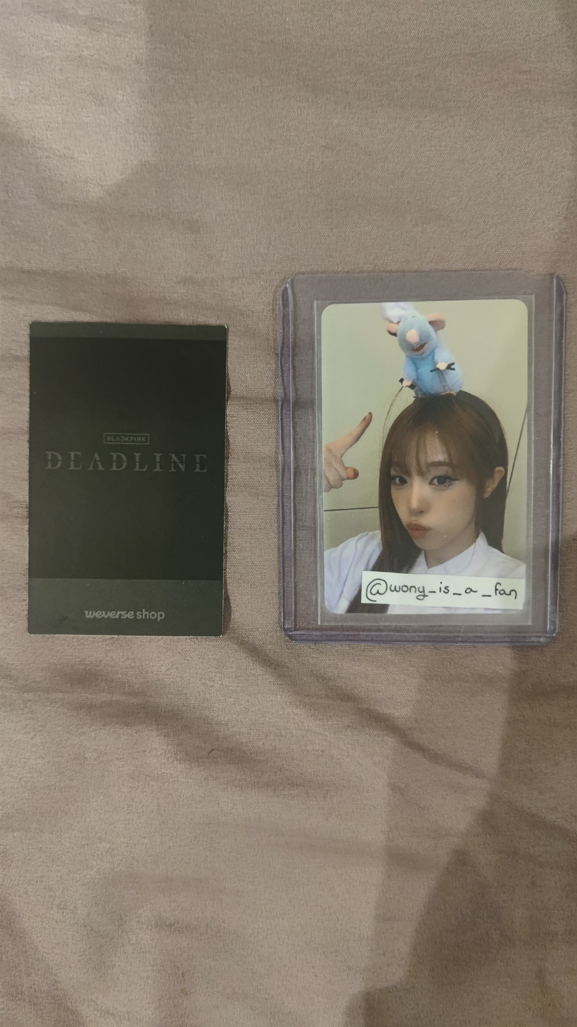 BLACKPINK Rosé BLACKPINK - Rosé - Deadline Album weverse global shop (wvg) pob (pre-order benefit) listing photo 2