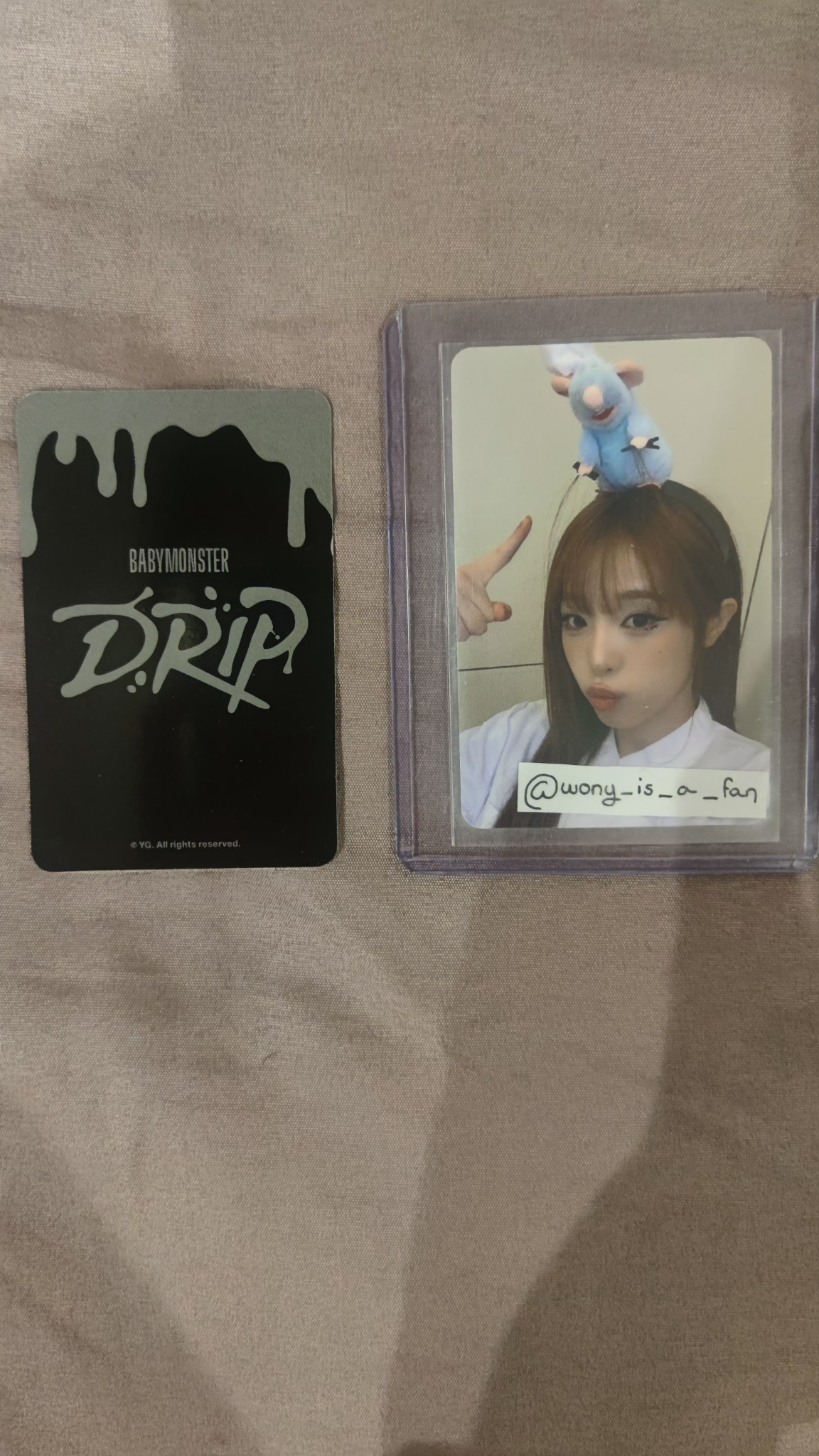BABYMONSTER Ahyeon BABYMONSTER - Ahyeon - DRIP MD Events Event trading card merch photocard A version listing photo 2