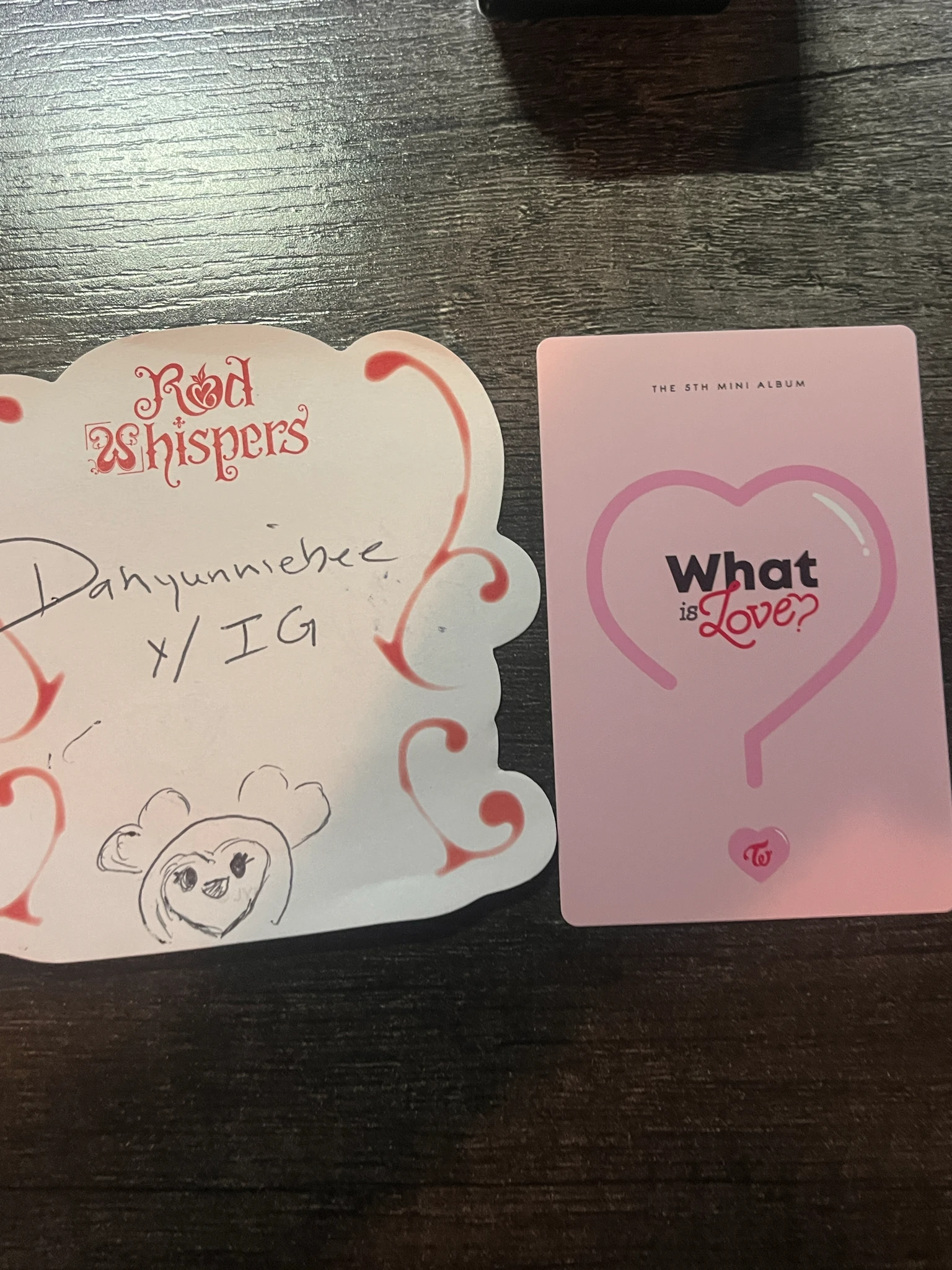 TWICE Nayeon TWICE - What is Love? Album A version pob (pre-order benefit) photocard set listing photo 3