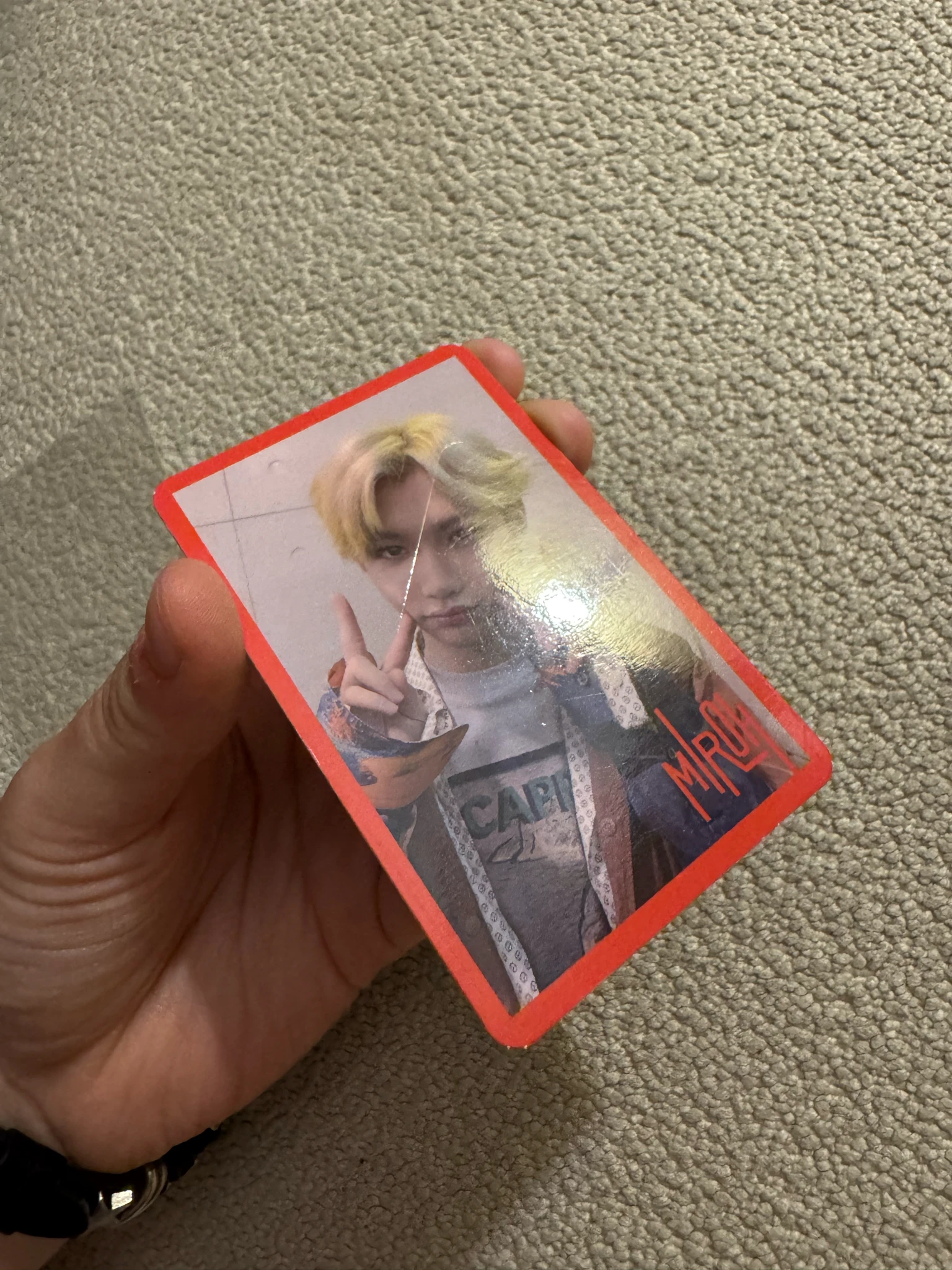 Stray Kids Felix Stray Kids - Felix - Clé 1: Miroh Album album photocard red border ver. listing photo 3