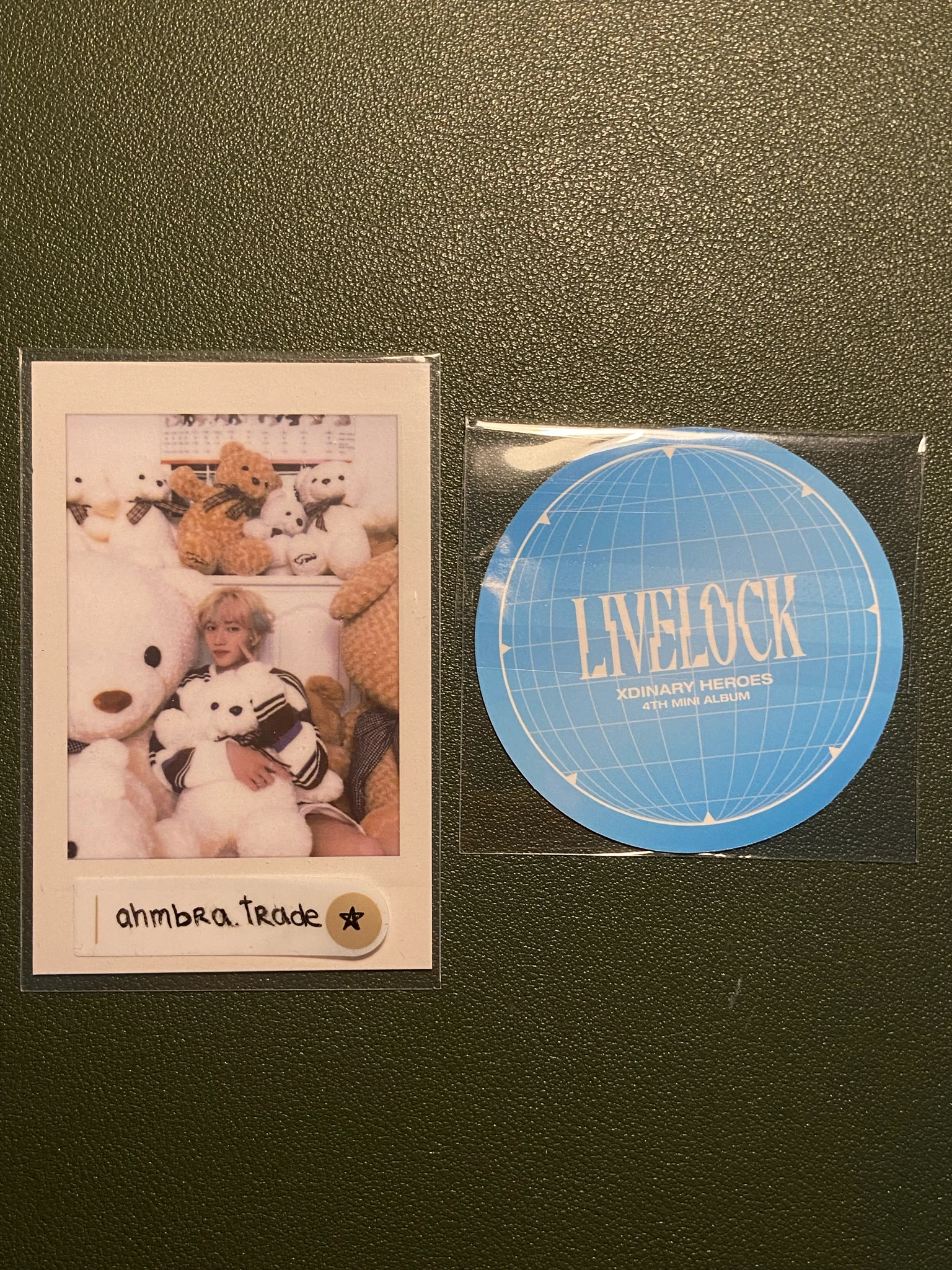 Xdinary Heroes O.de Xdinary Heroes - Livelock Album album photocard pre-order benefit (pob) circle card digipack version listing photo 3