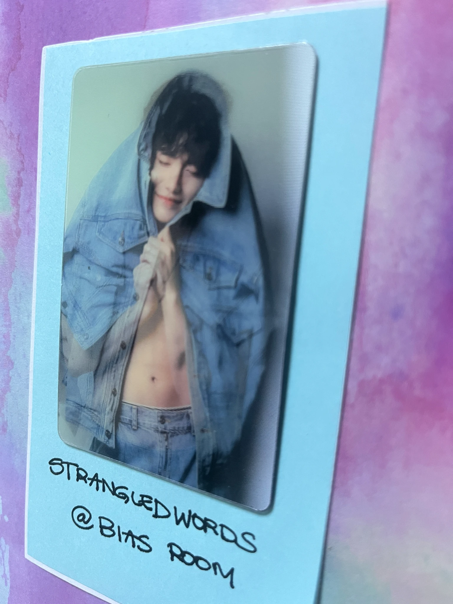 OnlyOneOf Mill OnlyOneOf - Mill - Things I Can’t Say LOve Album album photocard lenticular listing photo 3