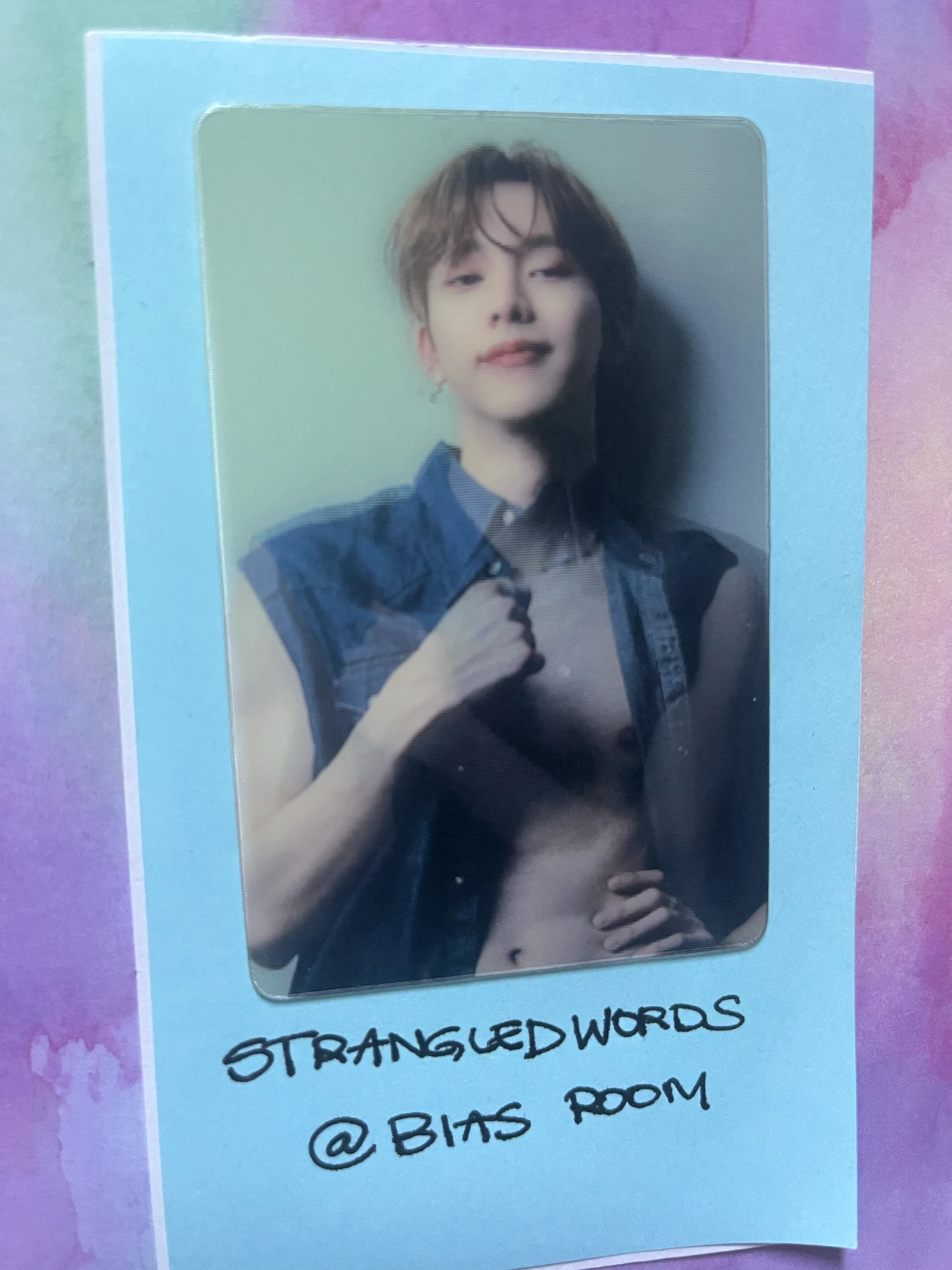 OnlyOneOf Nine OnlyOneOf - Nine - Things I Can’t Say LOve Album album photocard lenticular listing photo 3