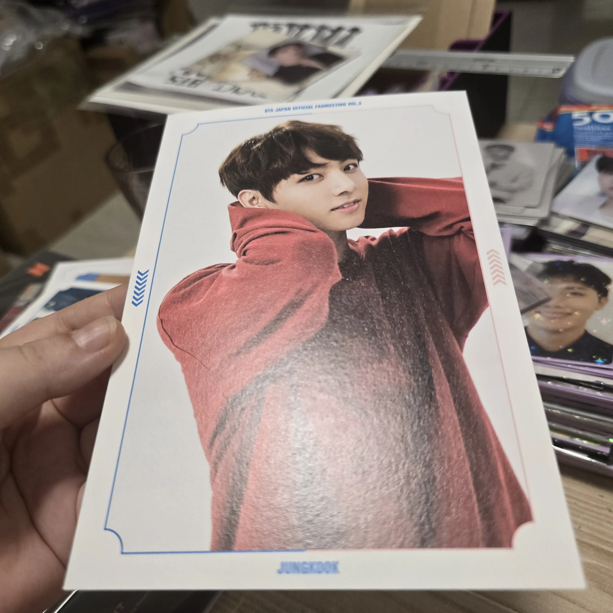 BTS Jungkook BTS - Jungkook - Japan Official Fanmeeting Vol.3 - Reaching You (Kimi Ni Todoku) Event postcard listing photo 3