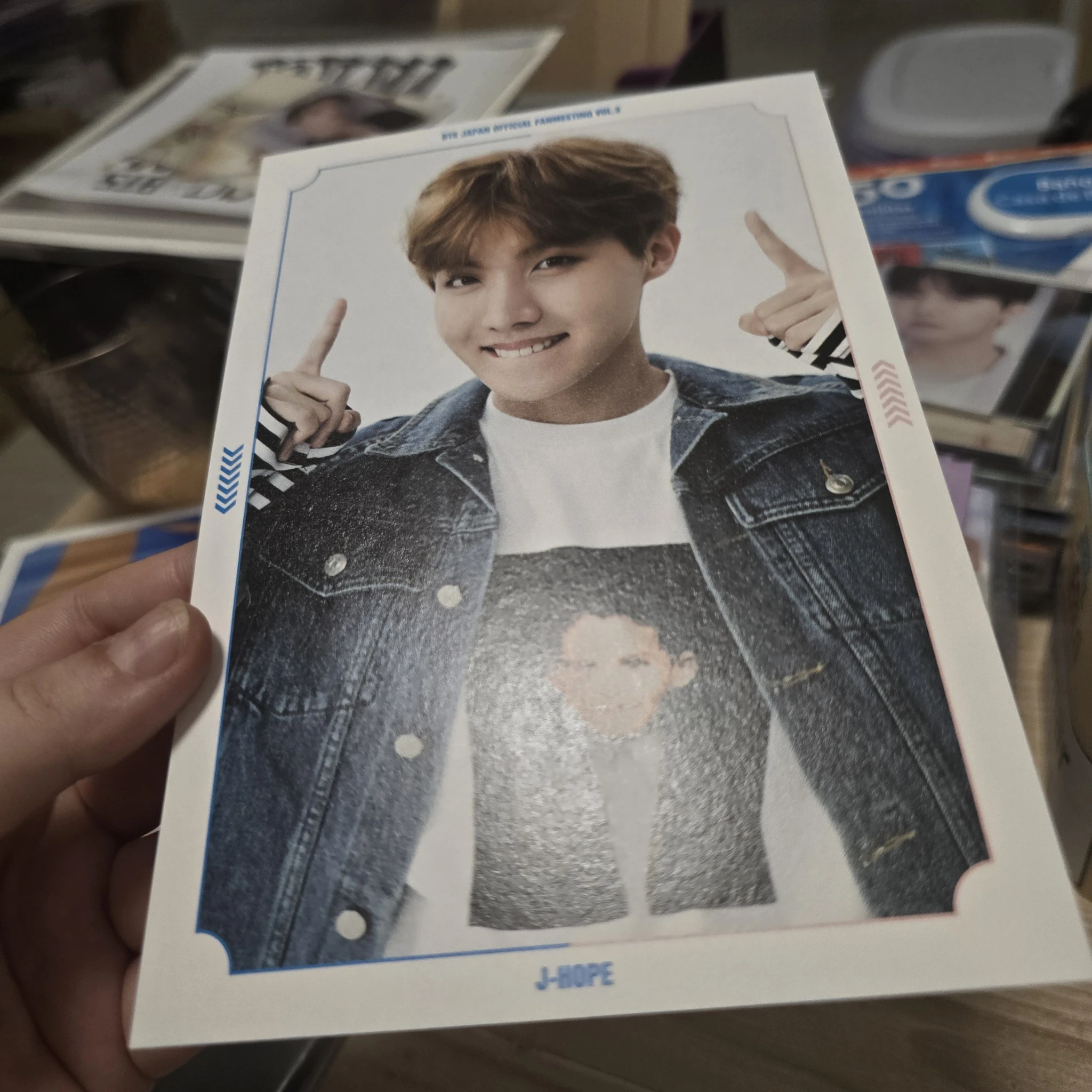 BTS j-hope BTS - j-hope - Japan Official Fanmeeting Vol.3 - Reaching You (Kimi Ni Todoku) Event postcard listing photo 3