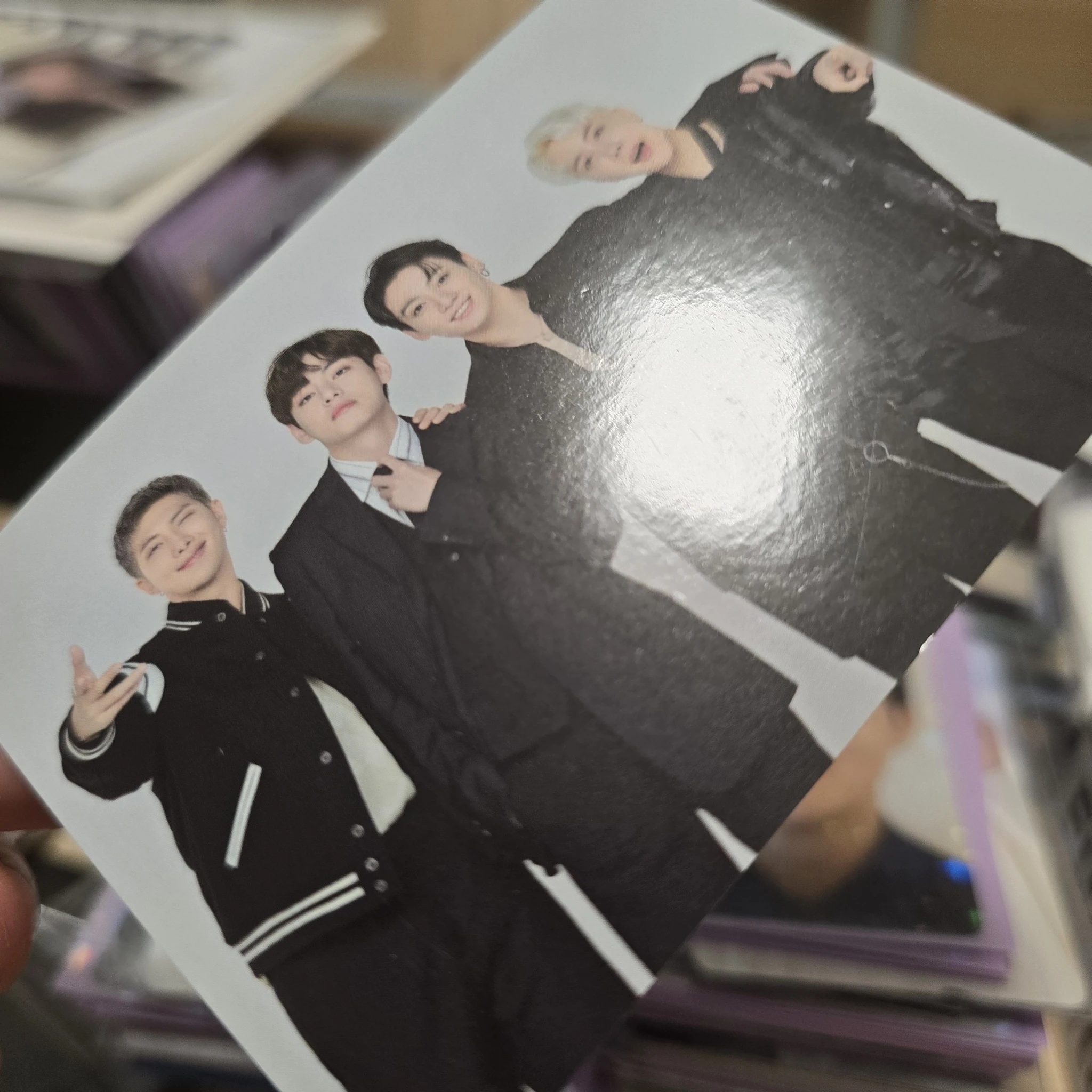 BTS BTS - RM & j-hope & V - Permission To Dance On Stage Tour Event merch photocard blanket listing photo 3