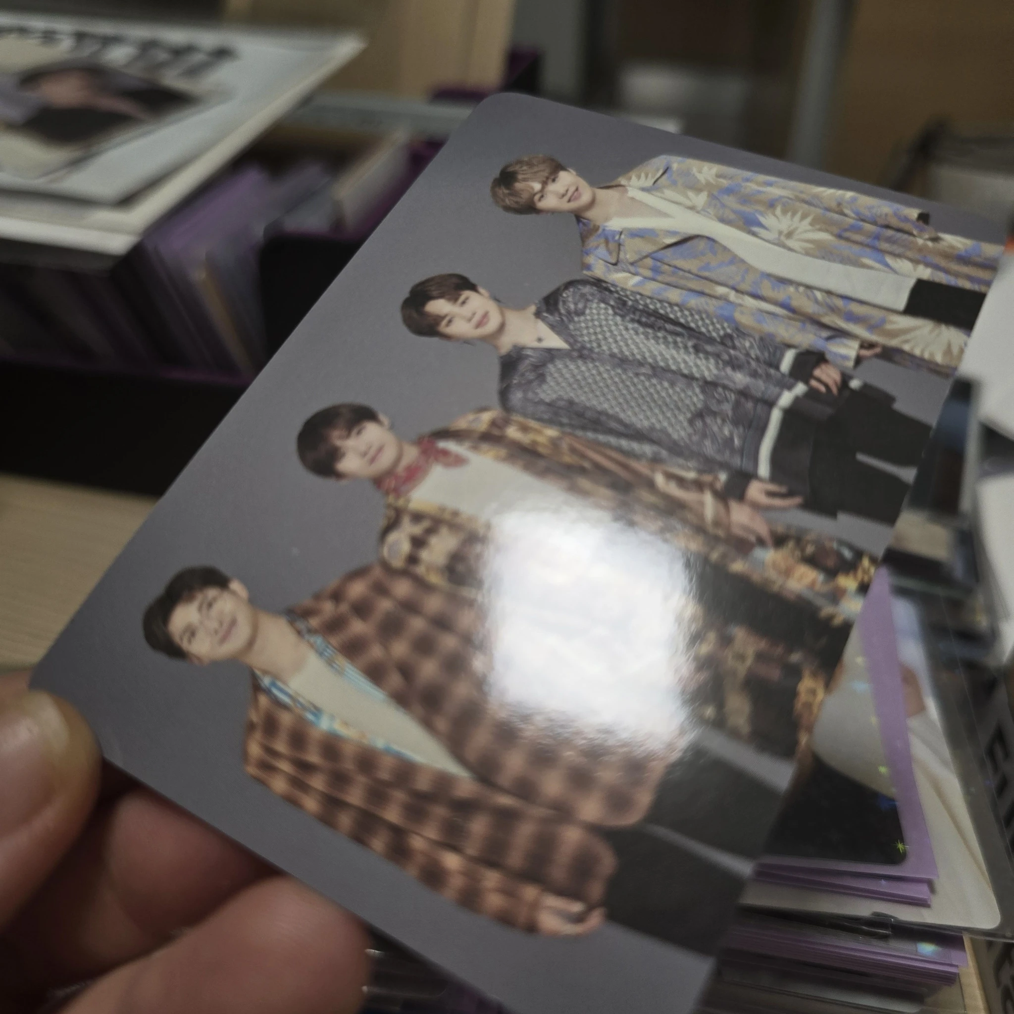 BTS BTS - RM & SUGA & V - Japan Official Fanmeeting Vol.5 - Magic Shop Event mini photocard listing photo 3