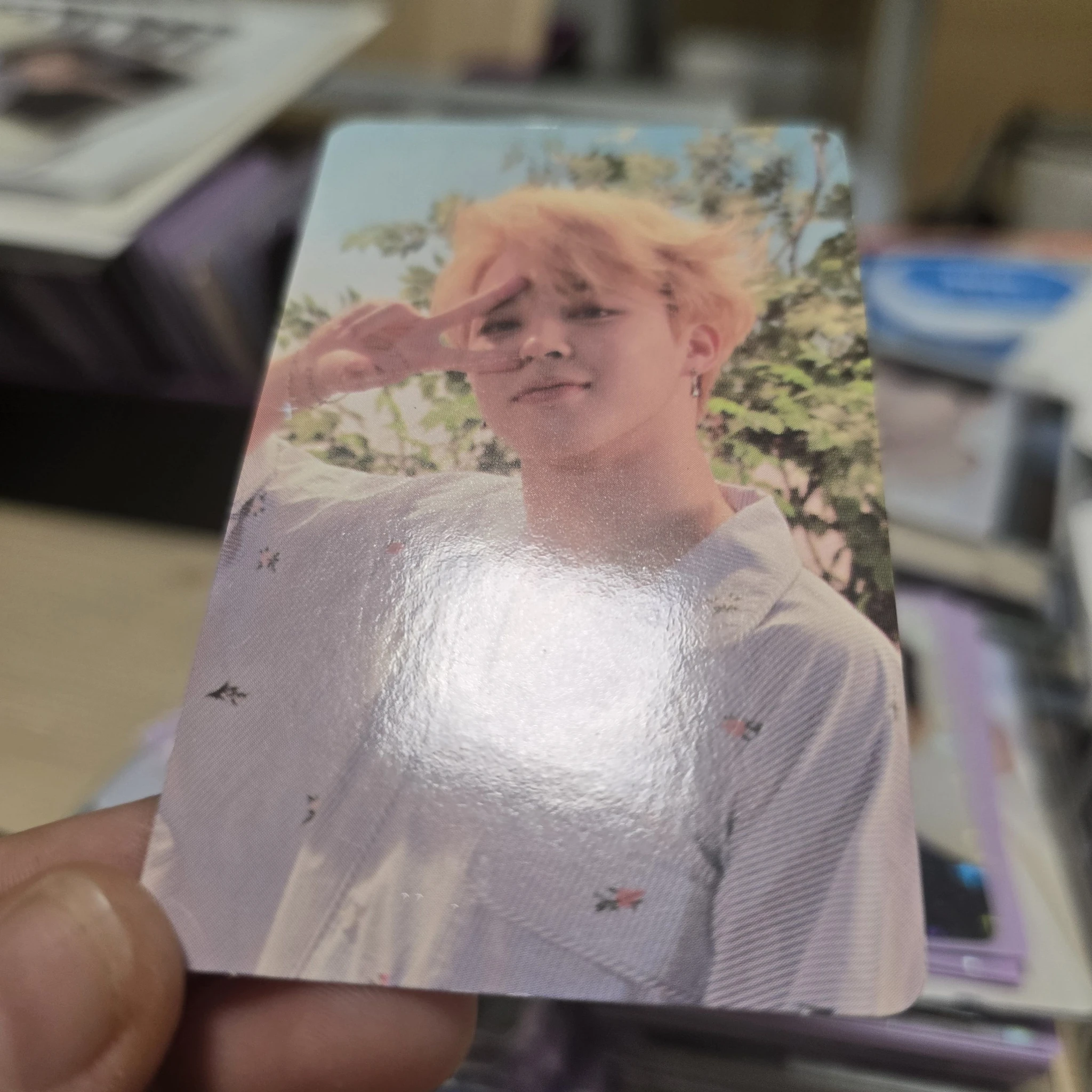 BTS Jimin BTS - Jimin - Love Yourself: Her Album taiwan press postcard O ver. listing photo 3