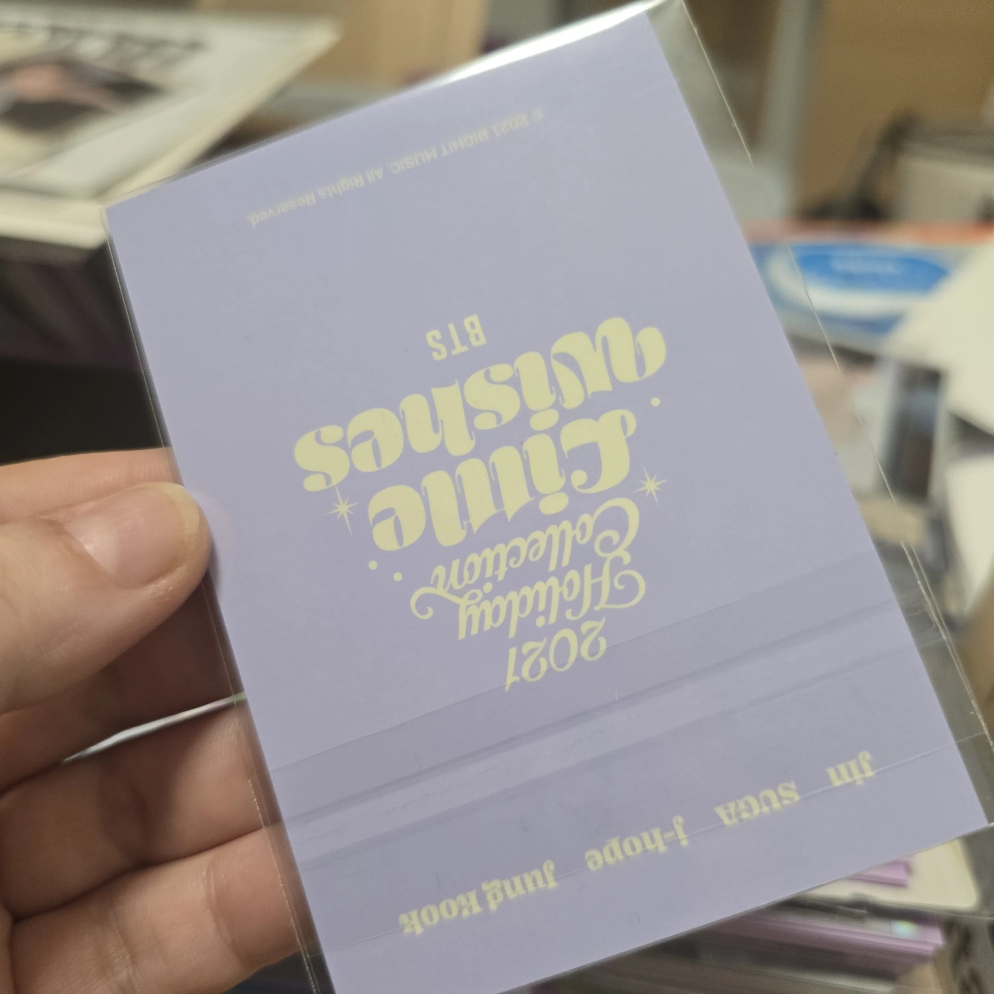 BTS BTS - SUGA & Jin & j-hope - Little Wishes Other merch photocard sleep kit listing photo 3