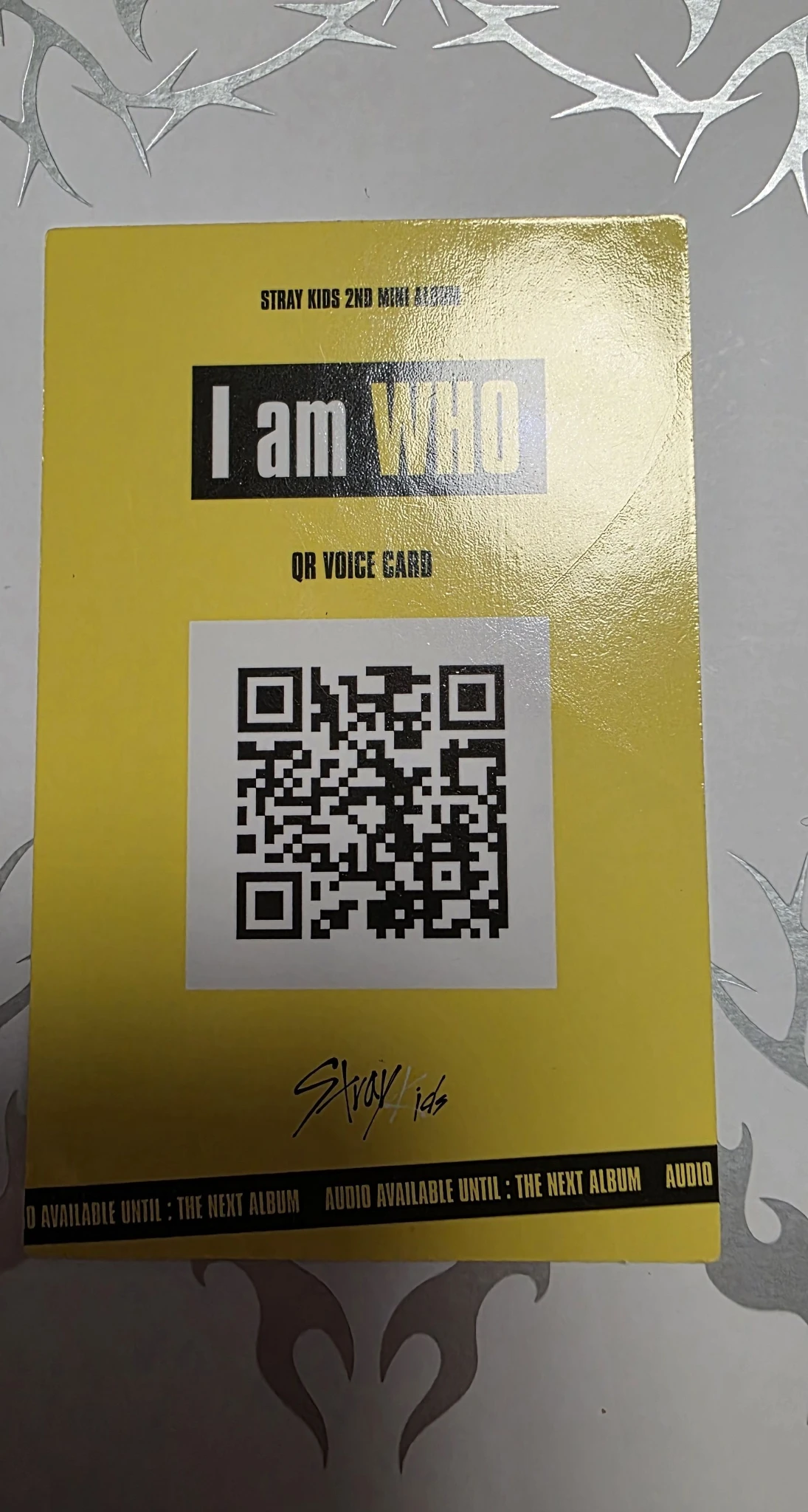 Stray Kids Felix Stray Kids - Felix - I am WHO? Album album photocard behind ver. listing photo 3