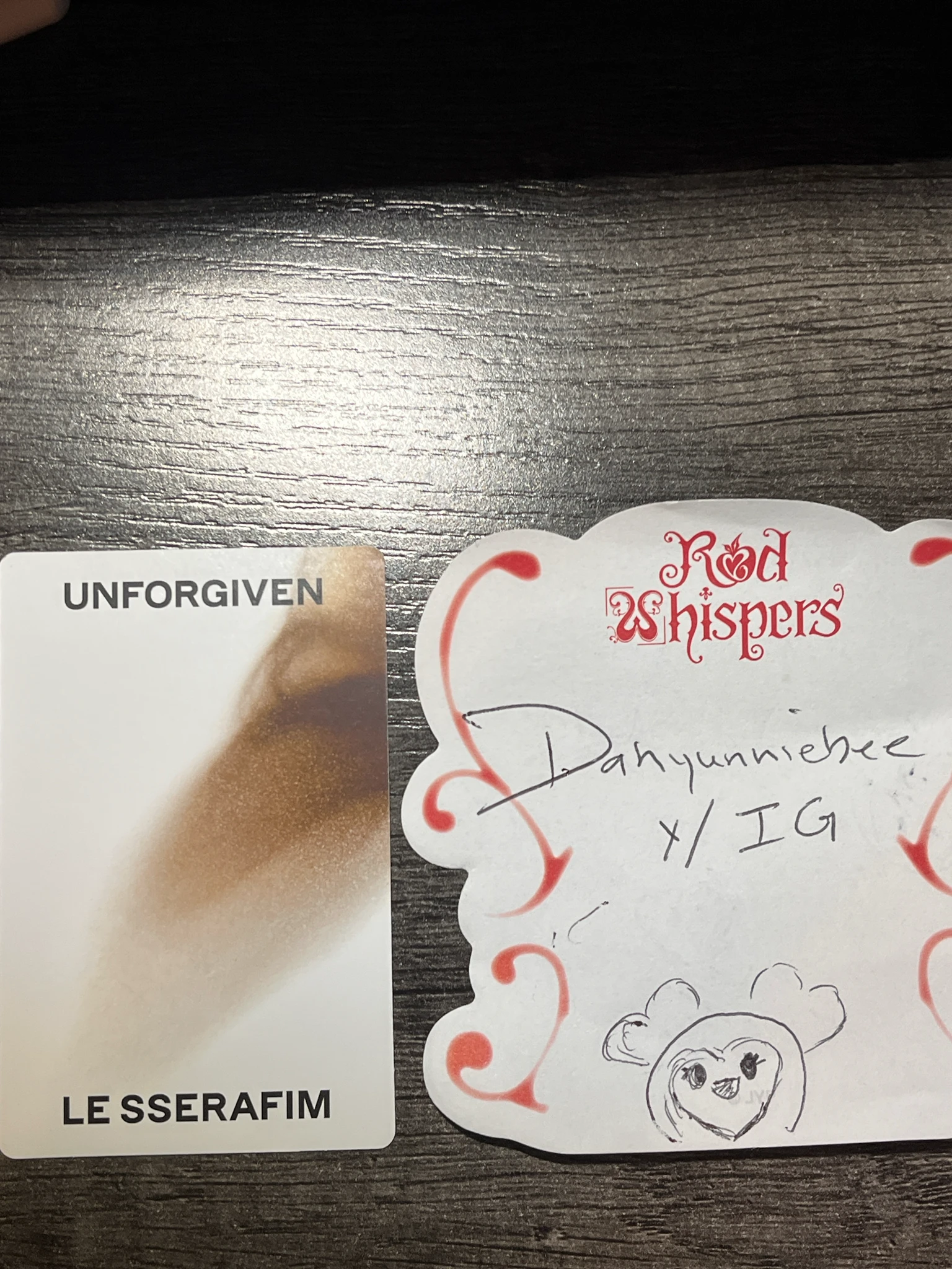 LE SSERAFIM Sakura LE SSERAFIM - Sakura - UNFORGIVEN Album album photocard target exclusive listing photo 3