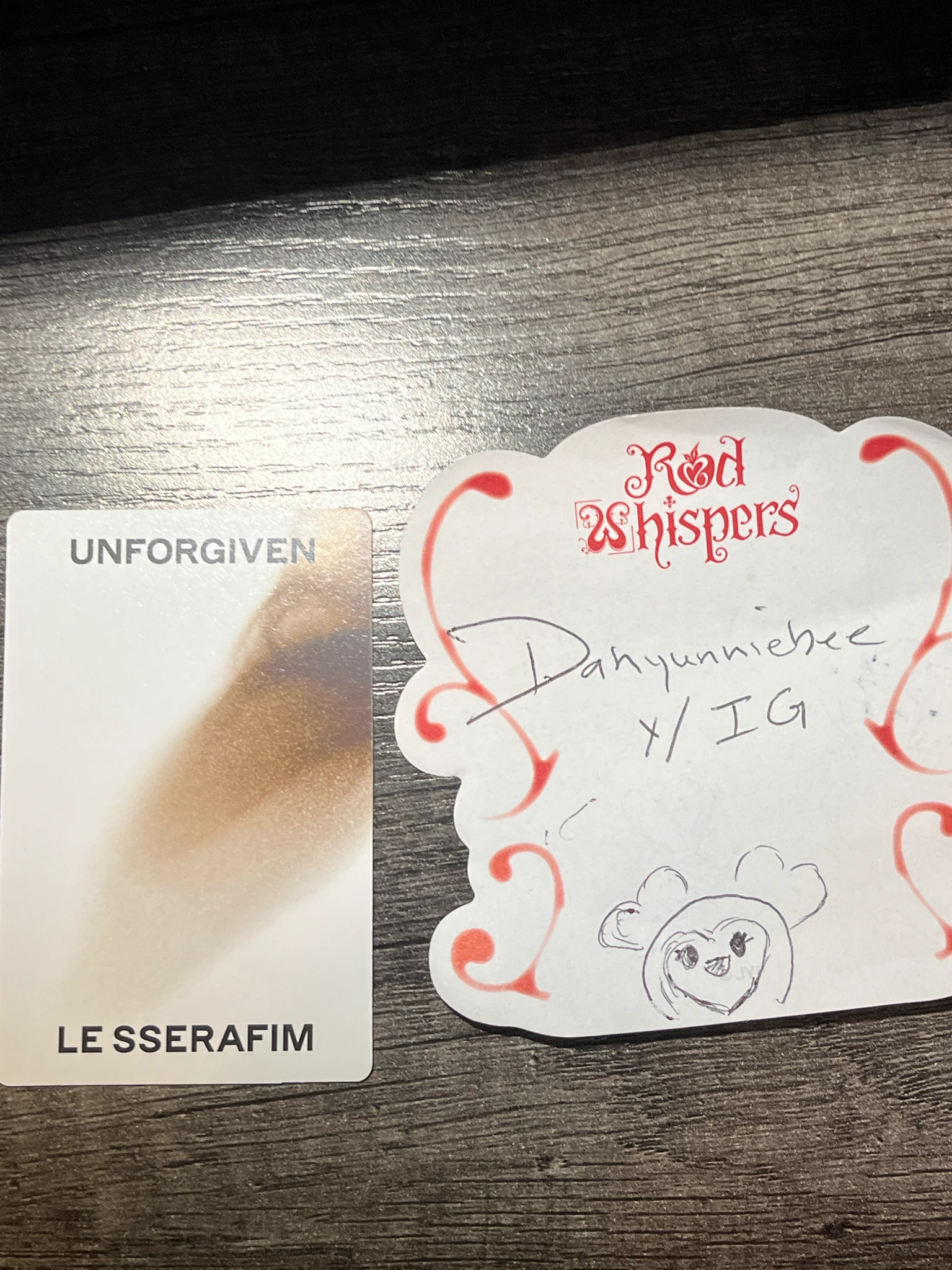 LE SSERAFIM Kim Chaewon LE SSERAFIM - Kim Chaewon - UNFORGIVEN Album listing photo 3