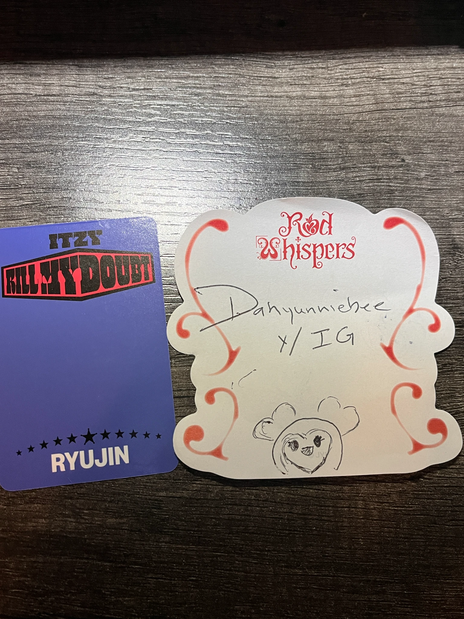ITZY Ryujin ITZY - Ryujin - KILL MY DOUBT Album album photocard listing photo 3