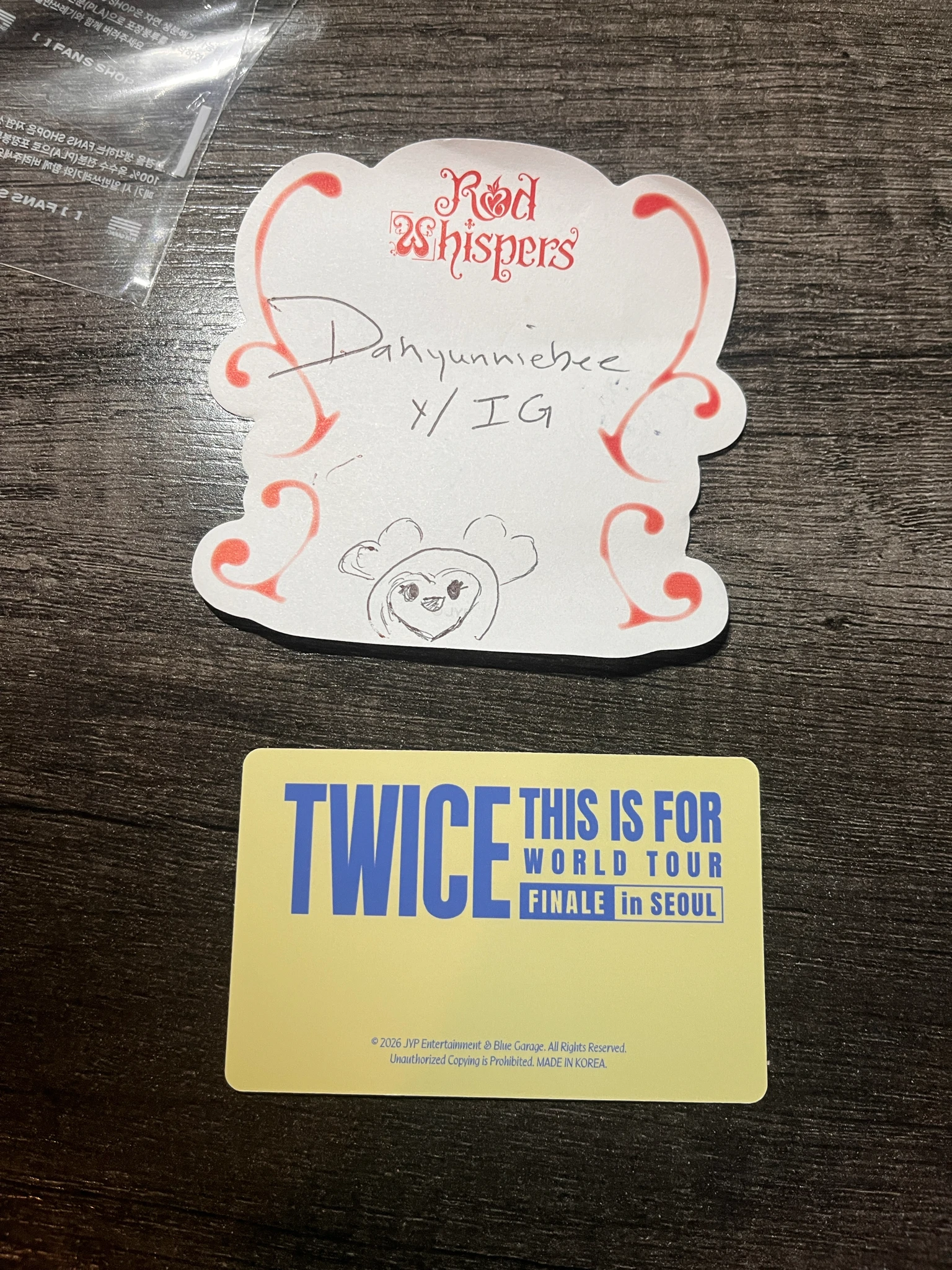 TWICE Mina TWICE - Mina - TWICE 6th World Tour THIS IS FOR Event purchase benefit online finale seoul pop-up listing photo 3