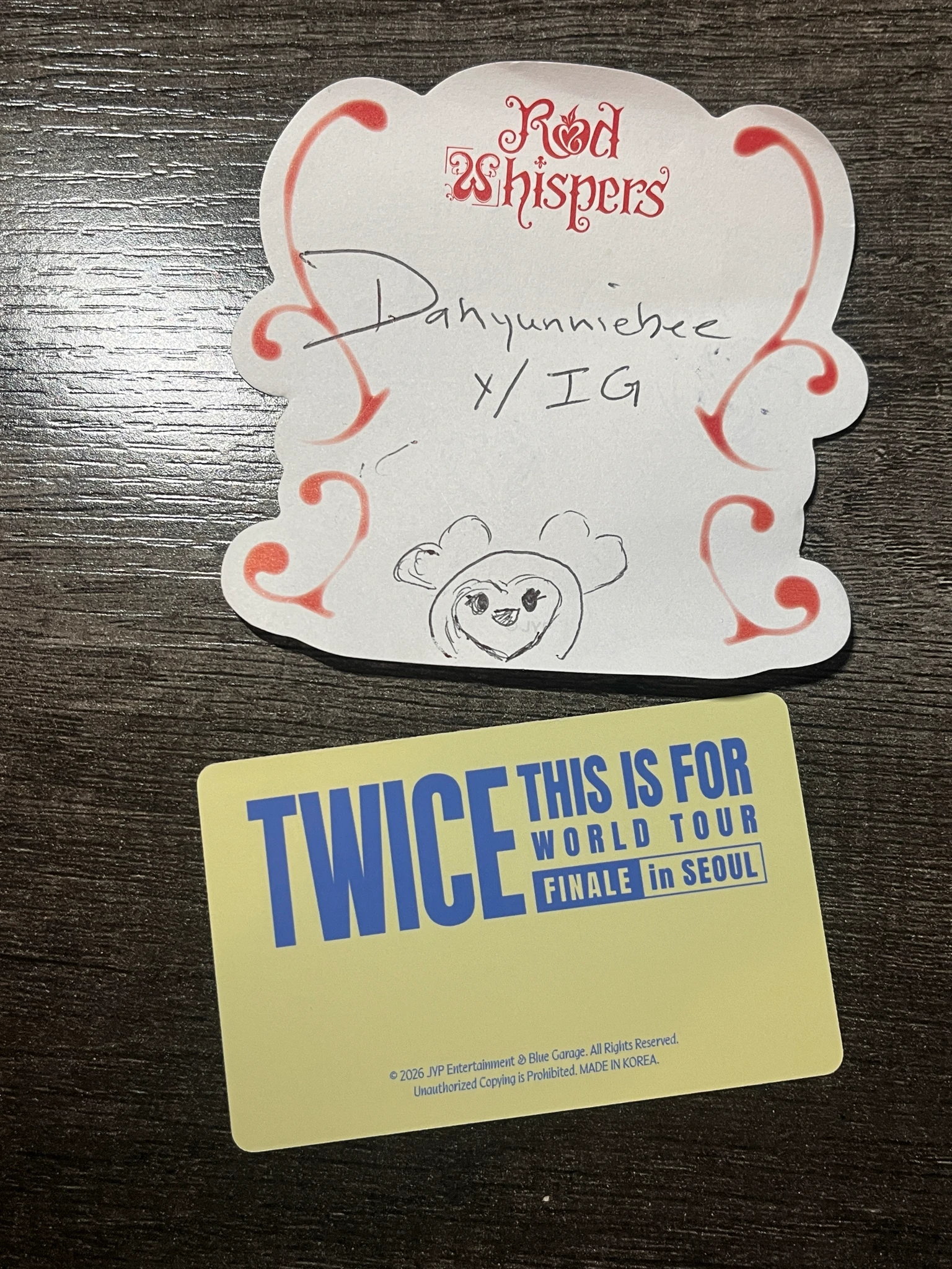 TWICE Dahyun TWICE - Dahyun - TWICE 6th World Tour THIS IS FOR Event purchase benefit online pop-up finale seoul listing photo 3