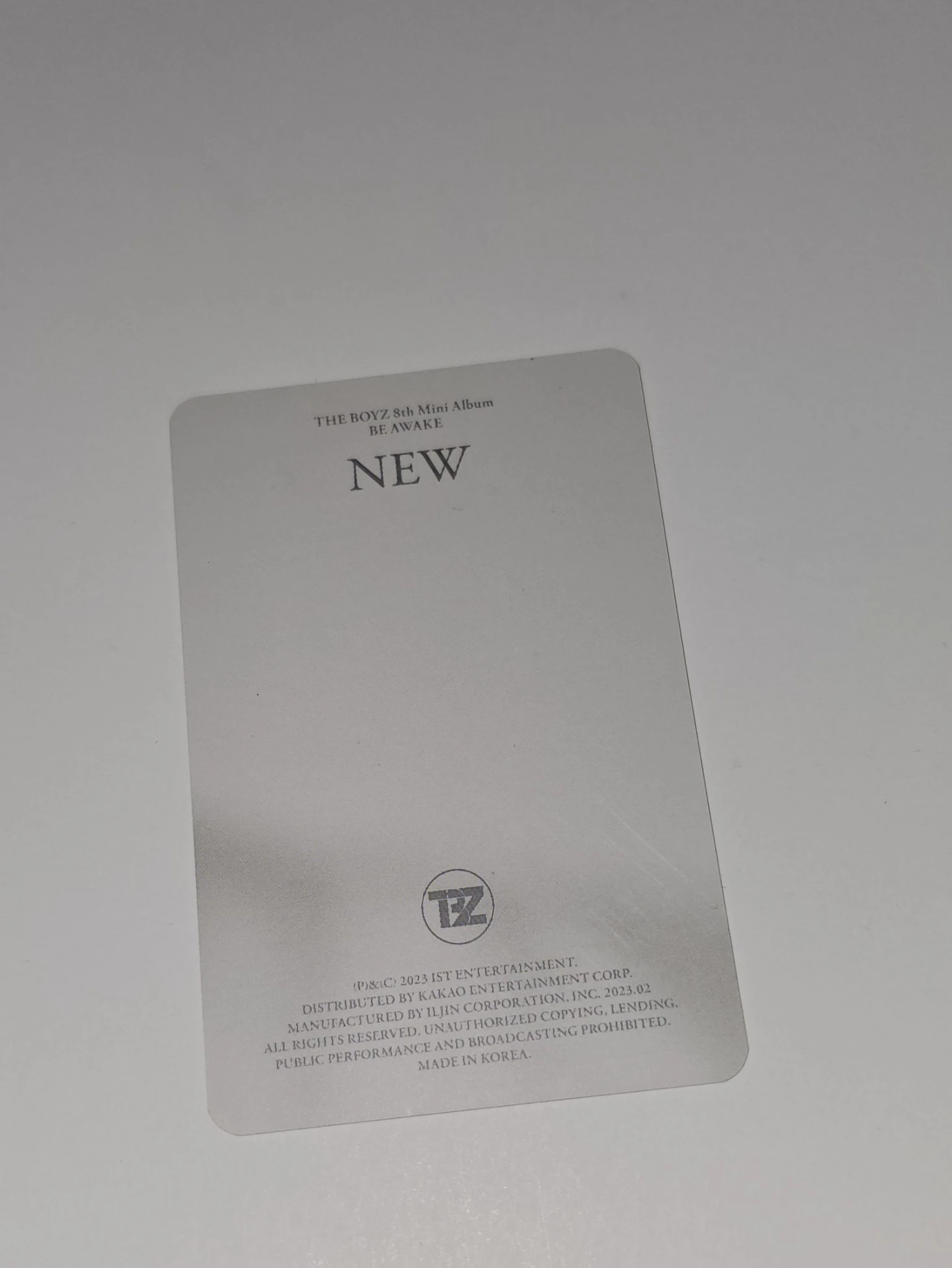 THE BOYZ New THE BOYZ - New - Be Awake Album album photocard realize version listing photo 3